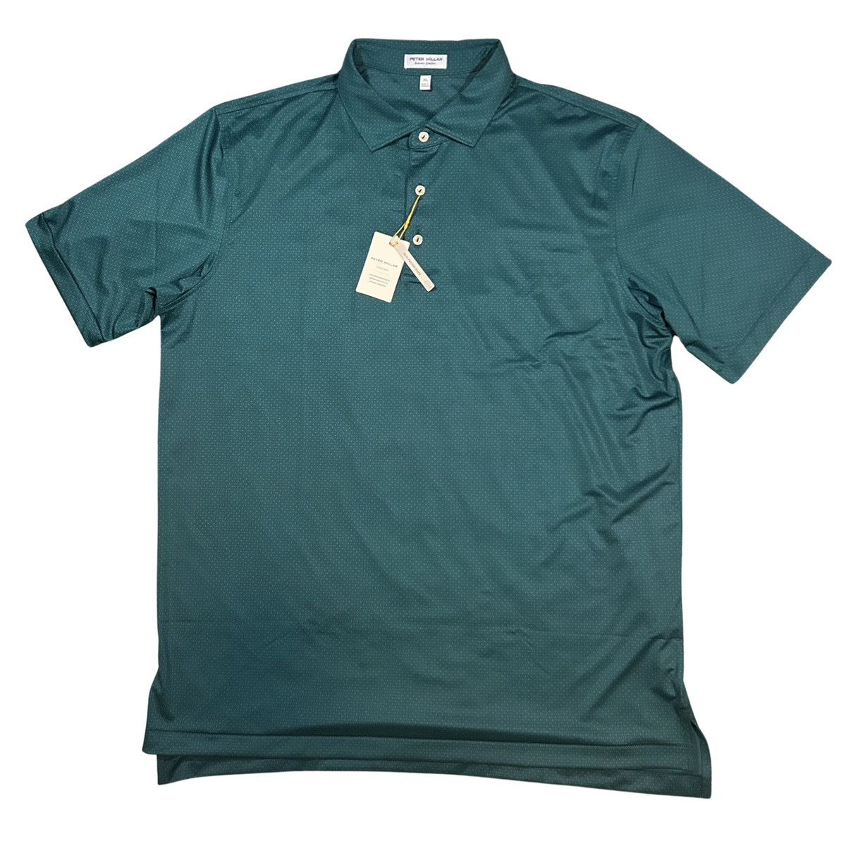 Peter Millar Peter Millar Midnight Green Tesseract Polo MA24CEK02S Size US XL / EU 56 / 4 - 1 Thumbnail