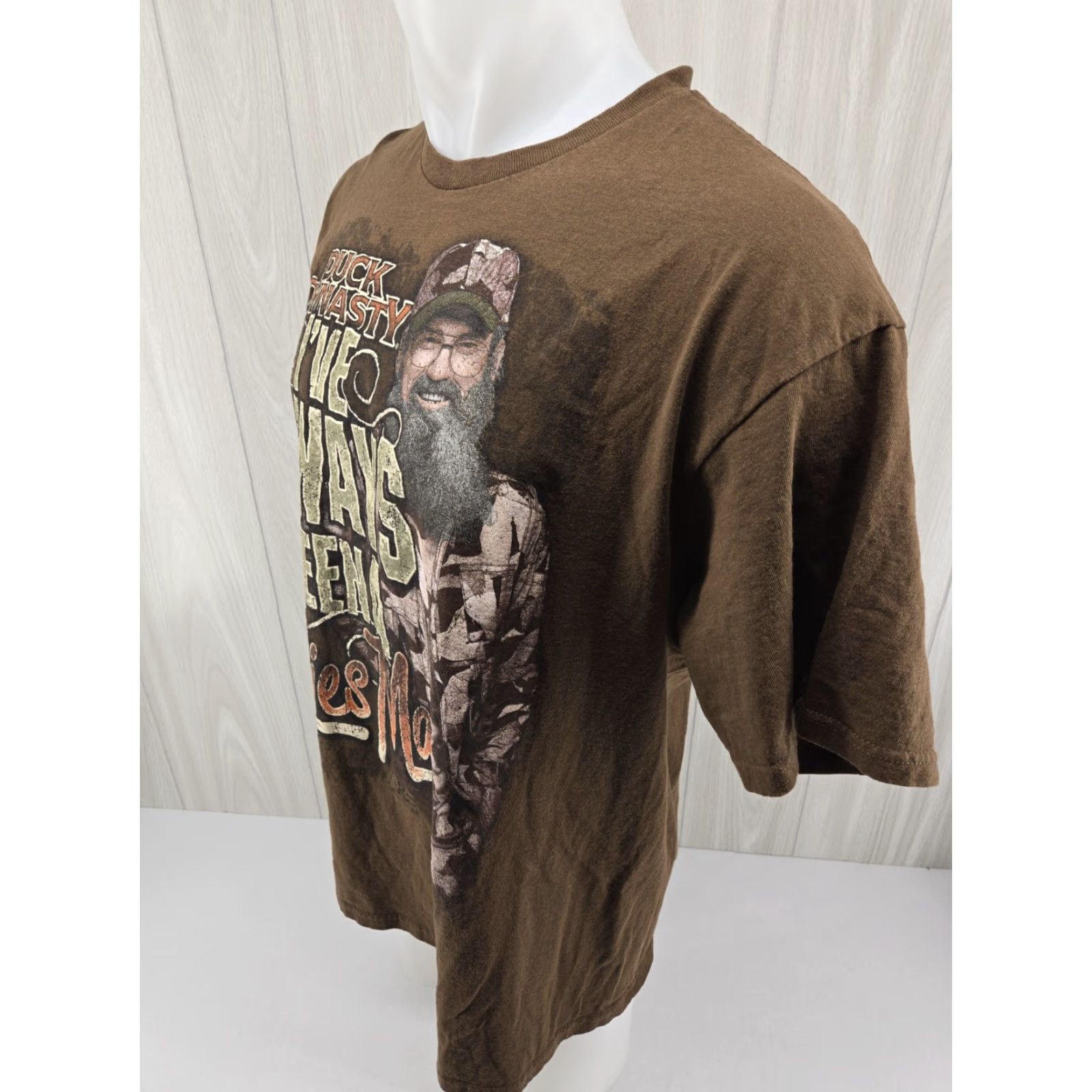 Vintage VINTAGE Duck Dynasty Shirt Mens XL Brown Uncle Si I’ve Always Been A Ladies Man Hunting Shirt Size US XL / EU 56 / 4 - 5 Thumbnail