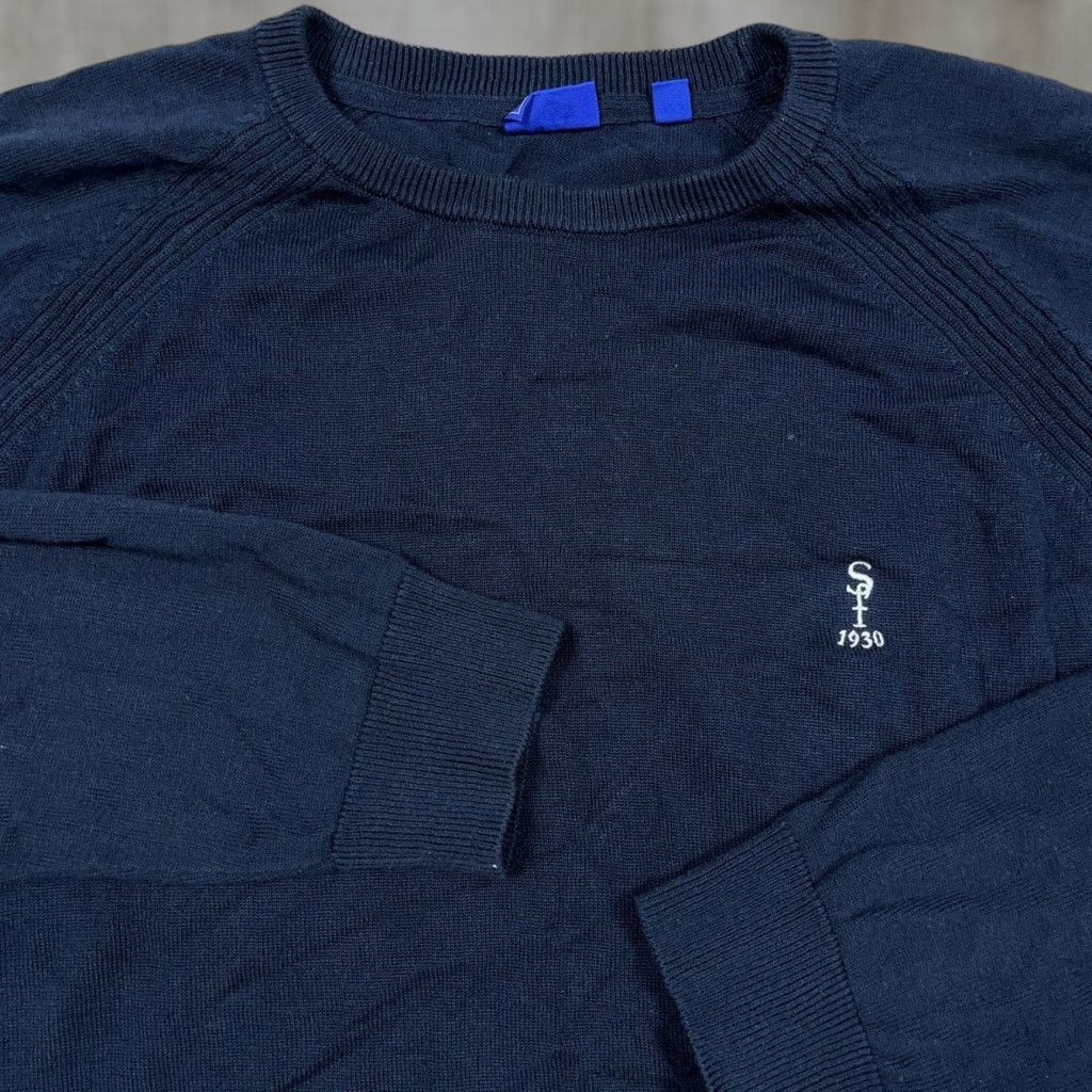 Footjoy FootJoy Sweater Men XL Black Pullover Wool Blend Knit Mock Neck Zip Embroidered Logo Golf Outdoor Classic Lightweight All Seasons Size US XL / EU 56 / 4 - 1 Thumbnail