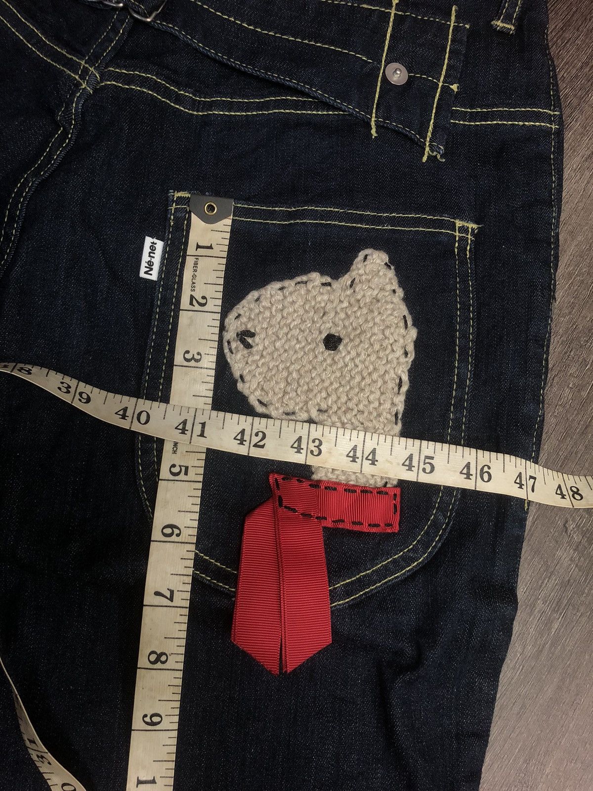 Issey Miyake × Ne-Net × Vintage Ne-net Issey Miyake Denim Jeans Japanese Designer Size 28" / US 6 / IT 42 - 17 Thumbnail