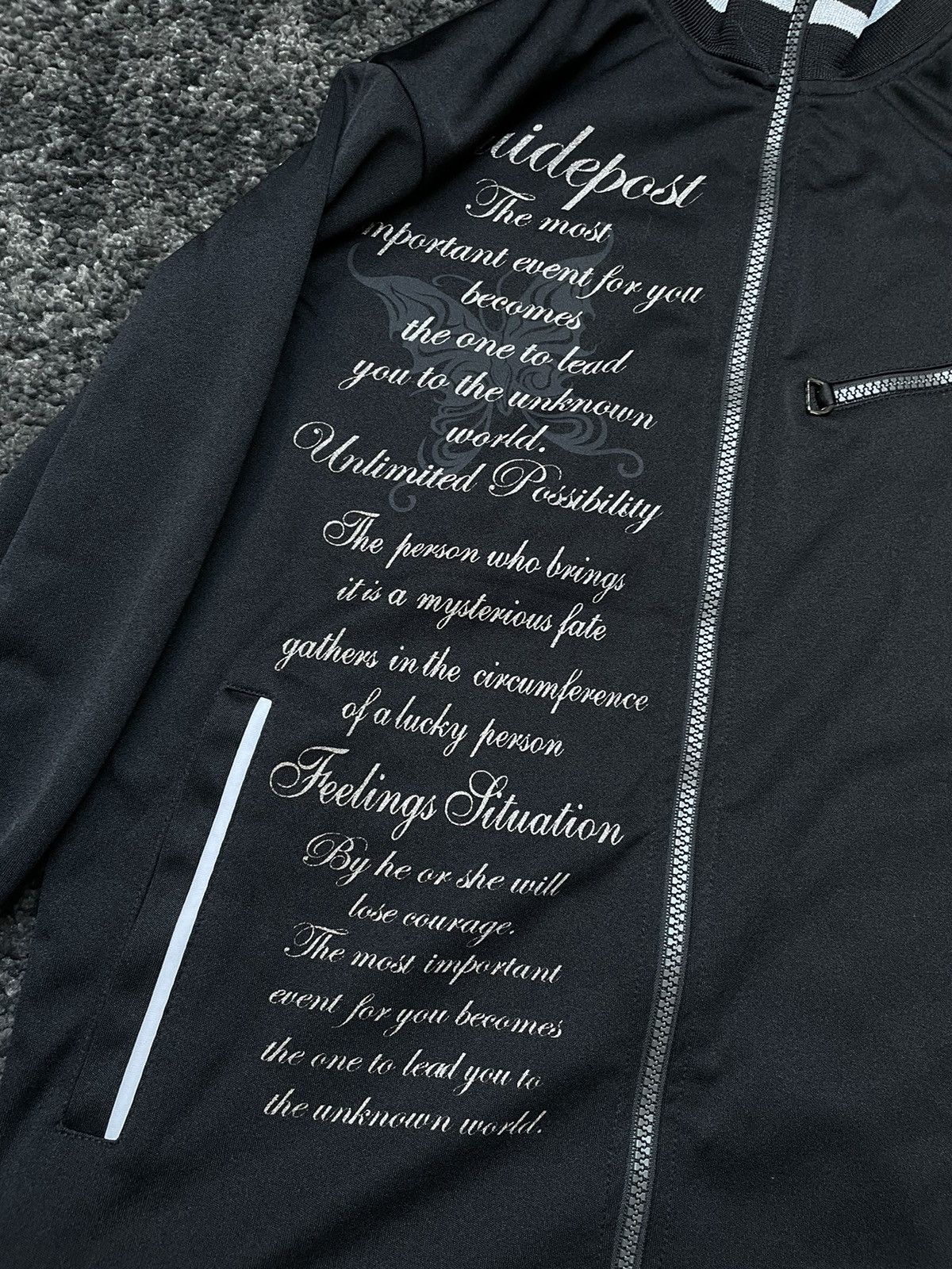 Japanese Brand × Vintage Japan Trackjacket Y2K Vintage Archive Opium Goth Avantgarde Size US M / EU 48-50 / 2 - 3 Thumbnail