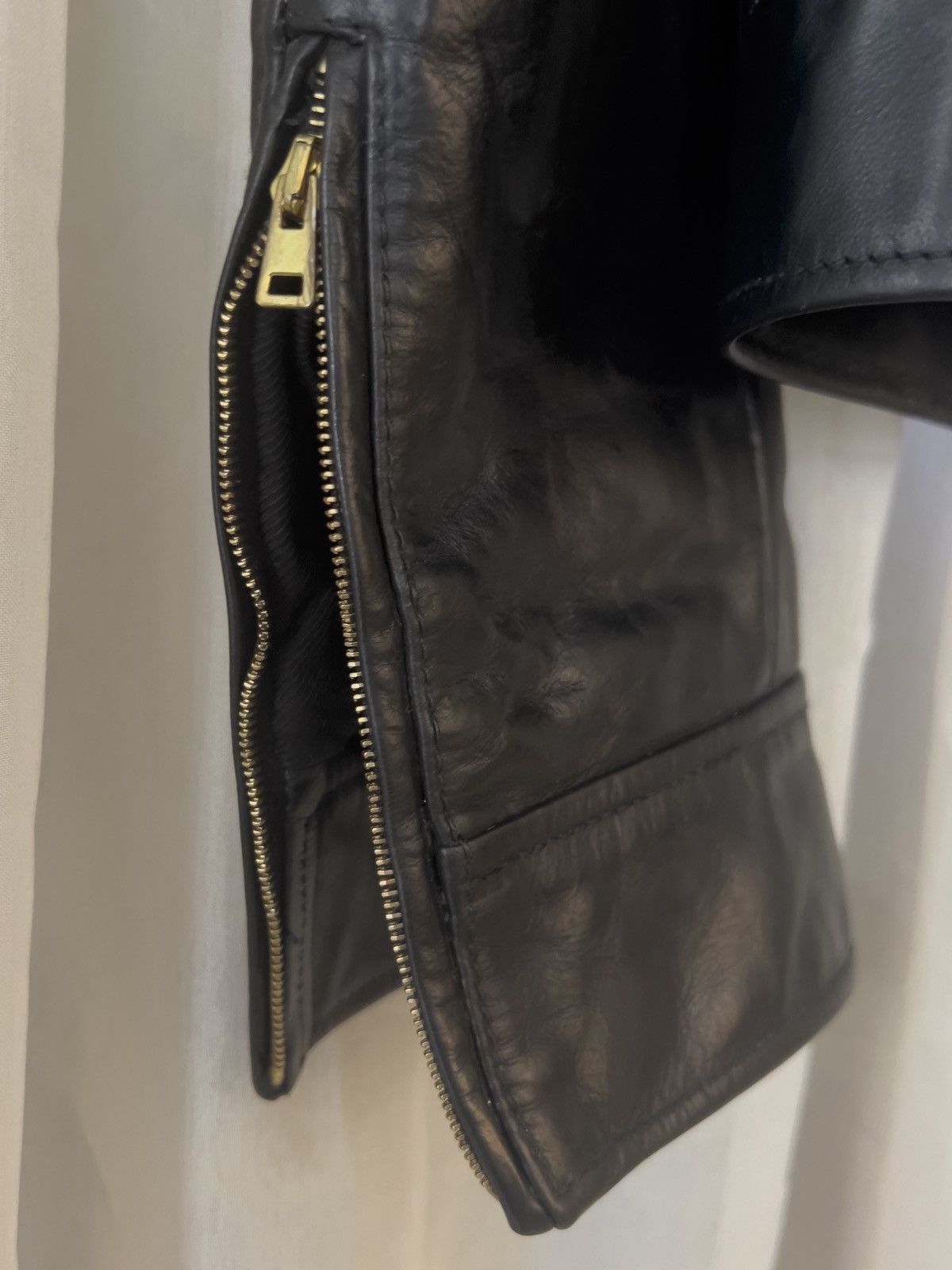 Marni Marni Leather Jacket, Ultra rare! Sz50 black calf leather Size US M / EU 48-50 / 2 - 6 Thumbnail