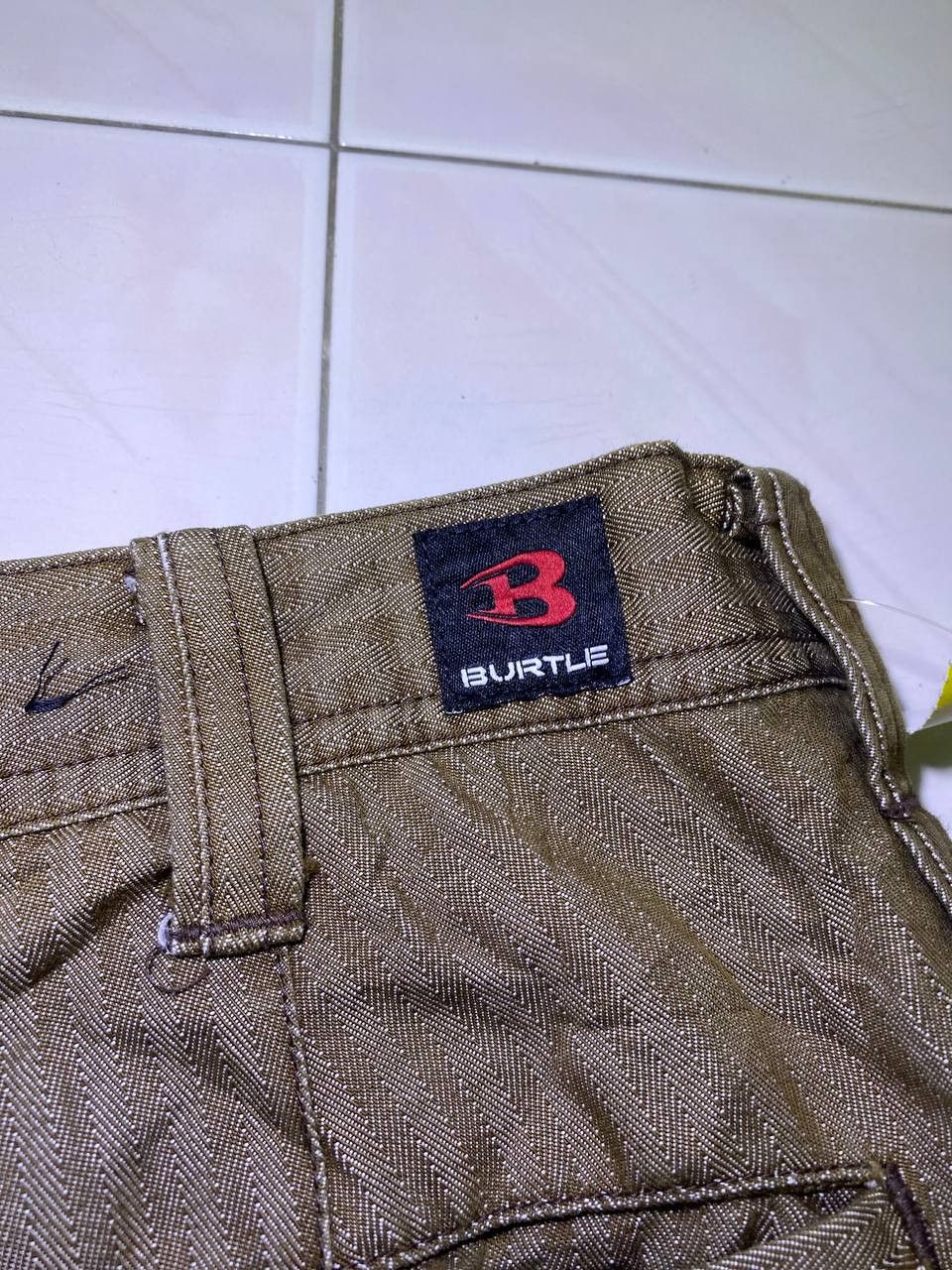 Japanese Brand burtle japanese brands cargo pants herringbone design Size US 32 / EU 48 - 4 Thumbnail