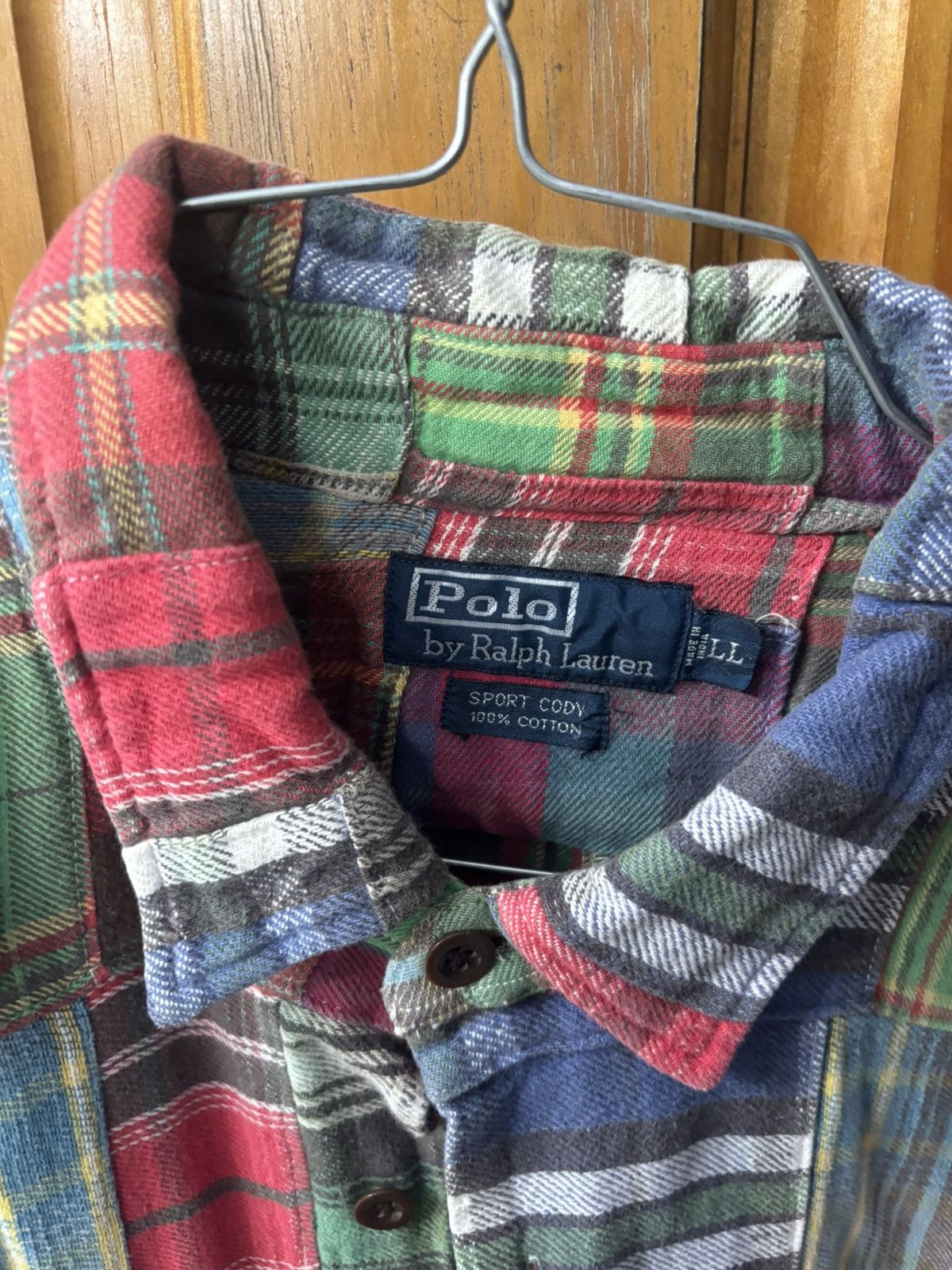Polo Ralph Lauren Vintage 90s Polo Ralph Lauren Patchwork Size US L / EU 52-54 / 3 - 3 Thumbnail
