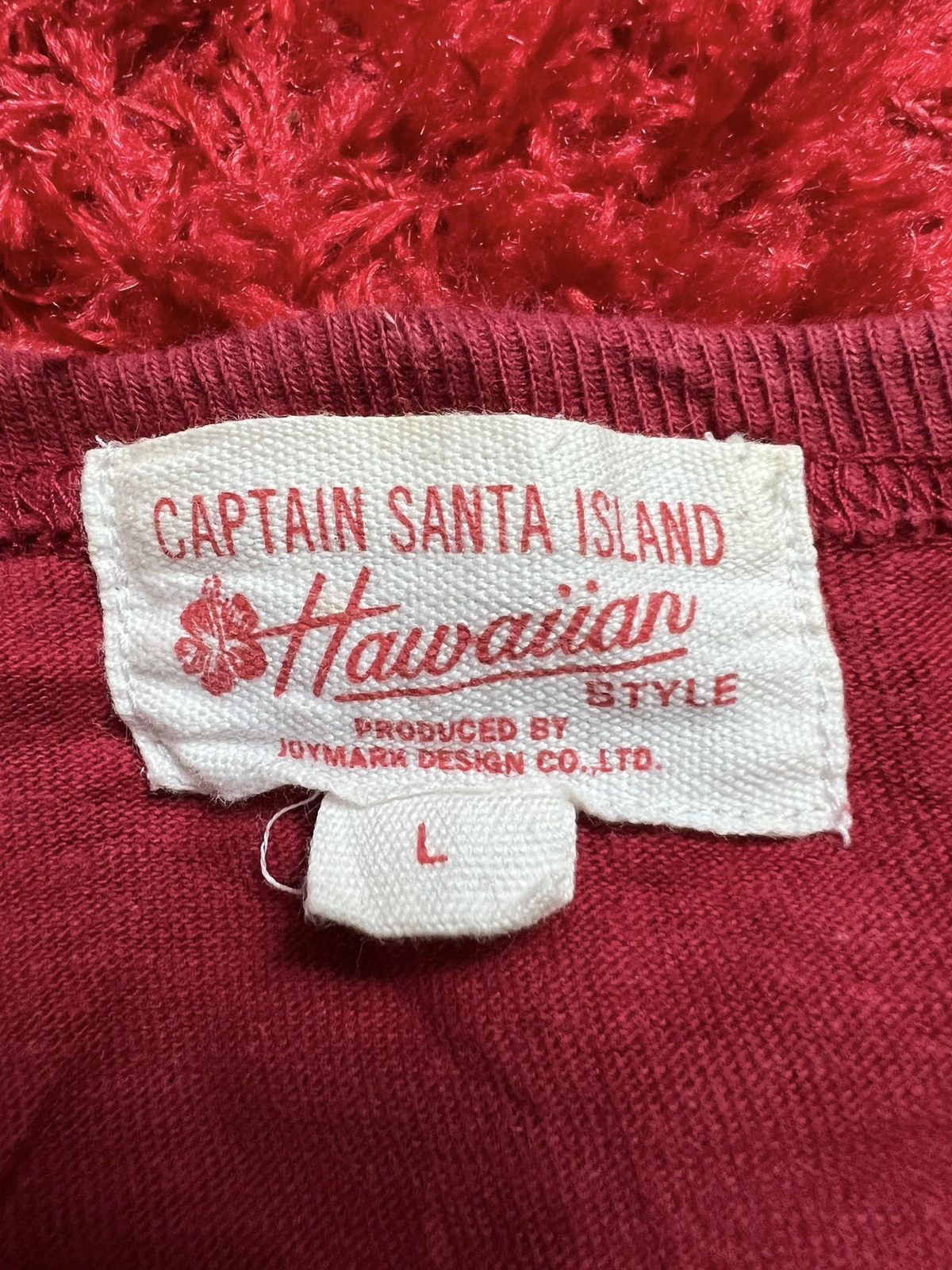 Captain Santors × Vintage Vintage 80s Captain Santa Hawaiian Joymark Design Tshirt Size US L / EU 52-54 / 3 - 3 Thumbnail