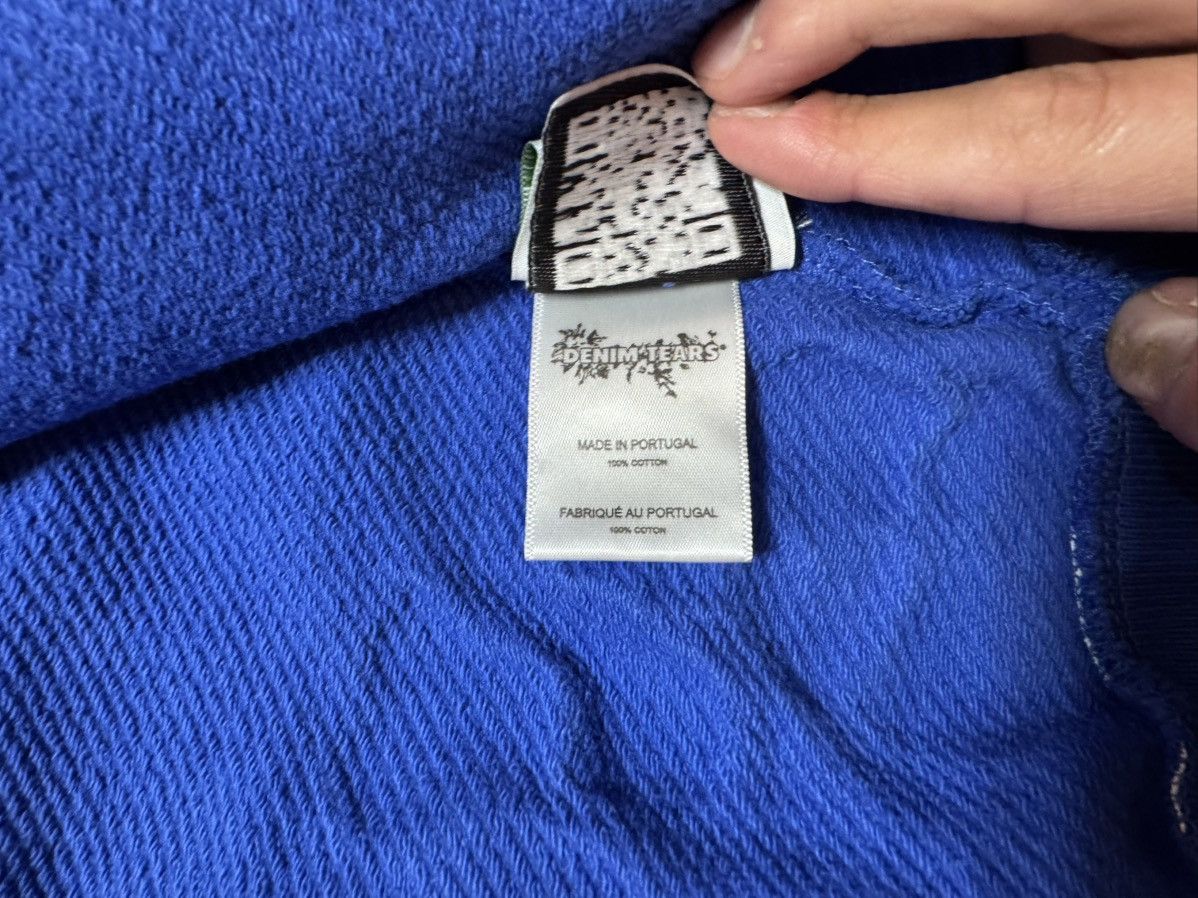 DENIM TEARS DENIM TEARS Royal Blue Cotton Wreath Zip Up - Size XS Size US XS / EU 42 / 0 - 11 Thumbnail