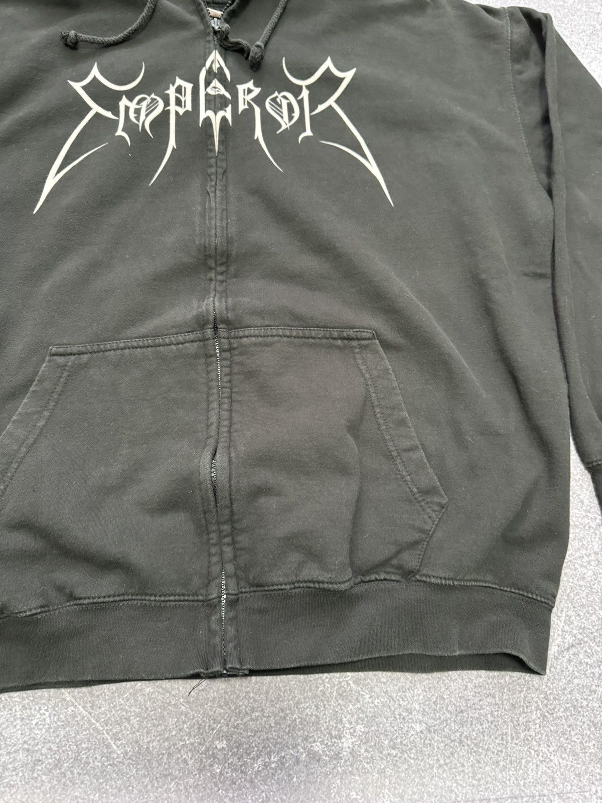 Band Tees × Vintage Vintage Emperor Hoodie zip hoodie In the Nightside Eclipse Size US XXL / EU 58 / 5 - 8 Thumbnail