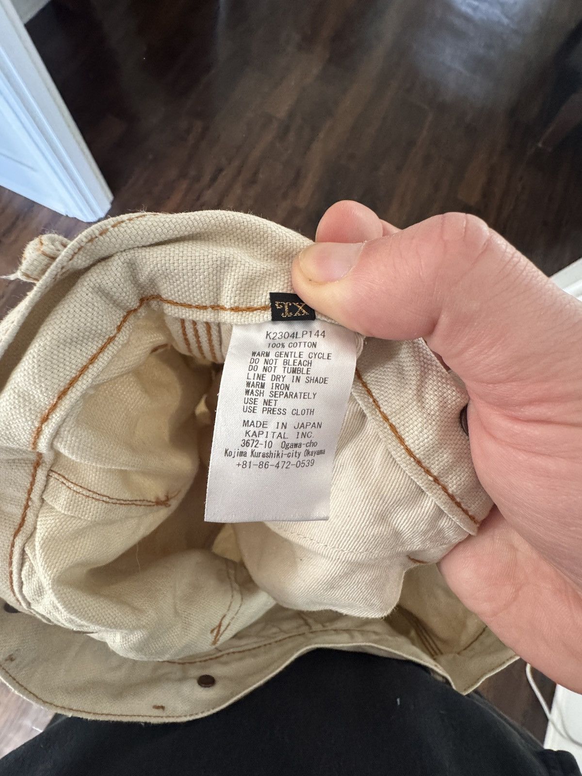 Kapital Kountry Kapital Kountry Lumber Pants — Light Canvas (Size 4 / XL) Size US 34 / EU 50 - 6 Thumbnail