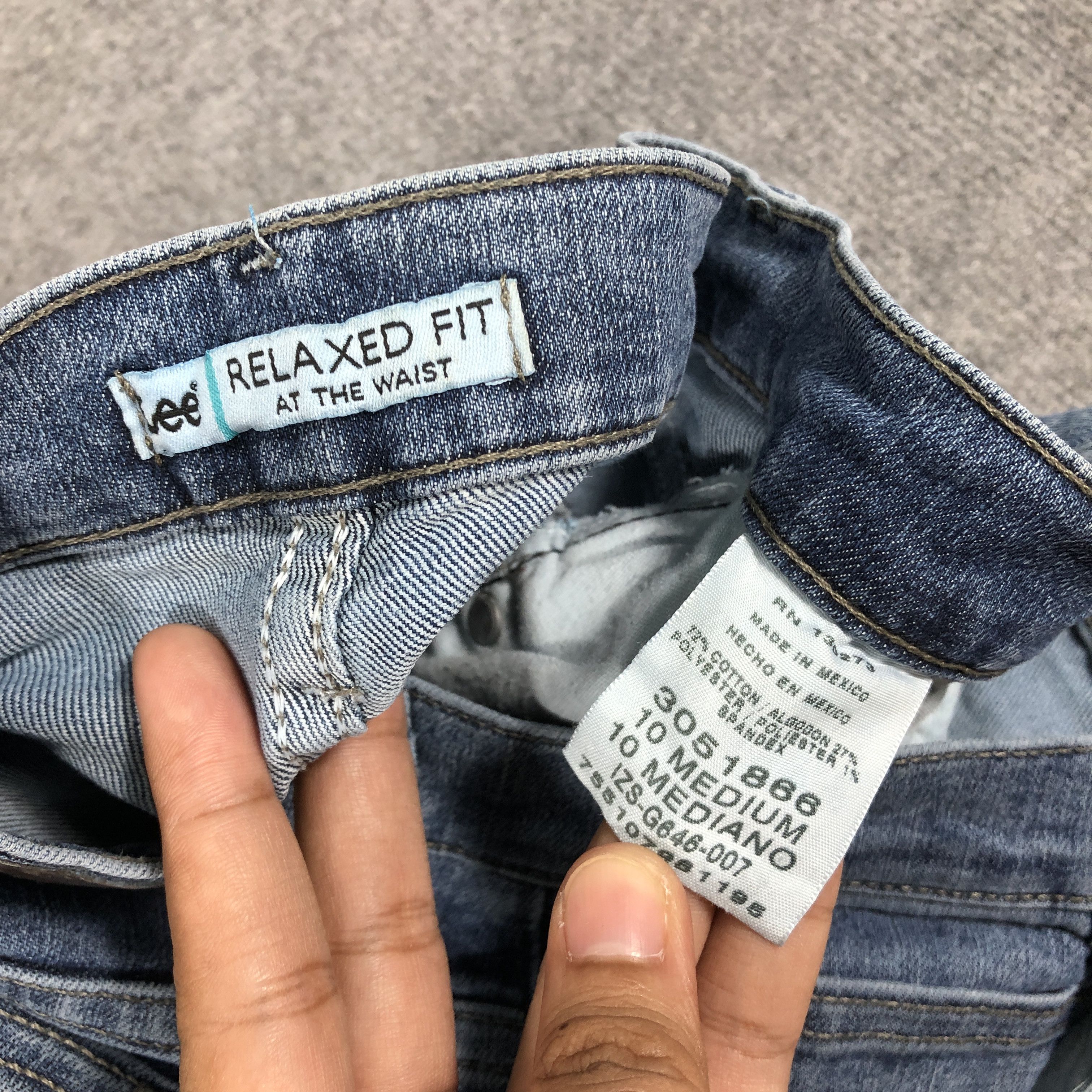 Lee × Vintage Womens Vintage Lee Jeans Relaxed Fit L1094W Size 31" - 9 Thumbnail