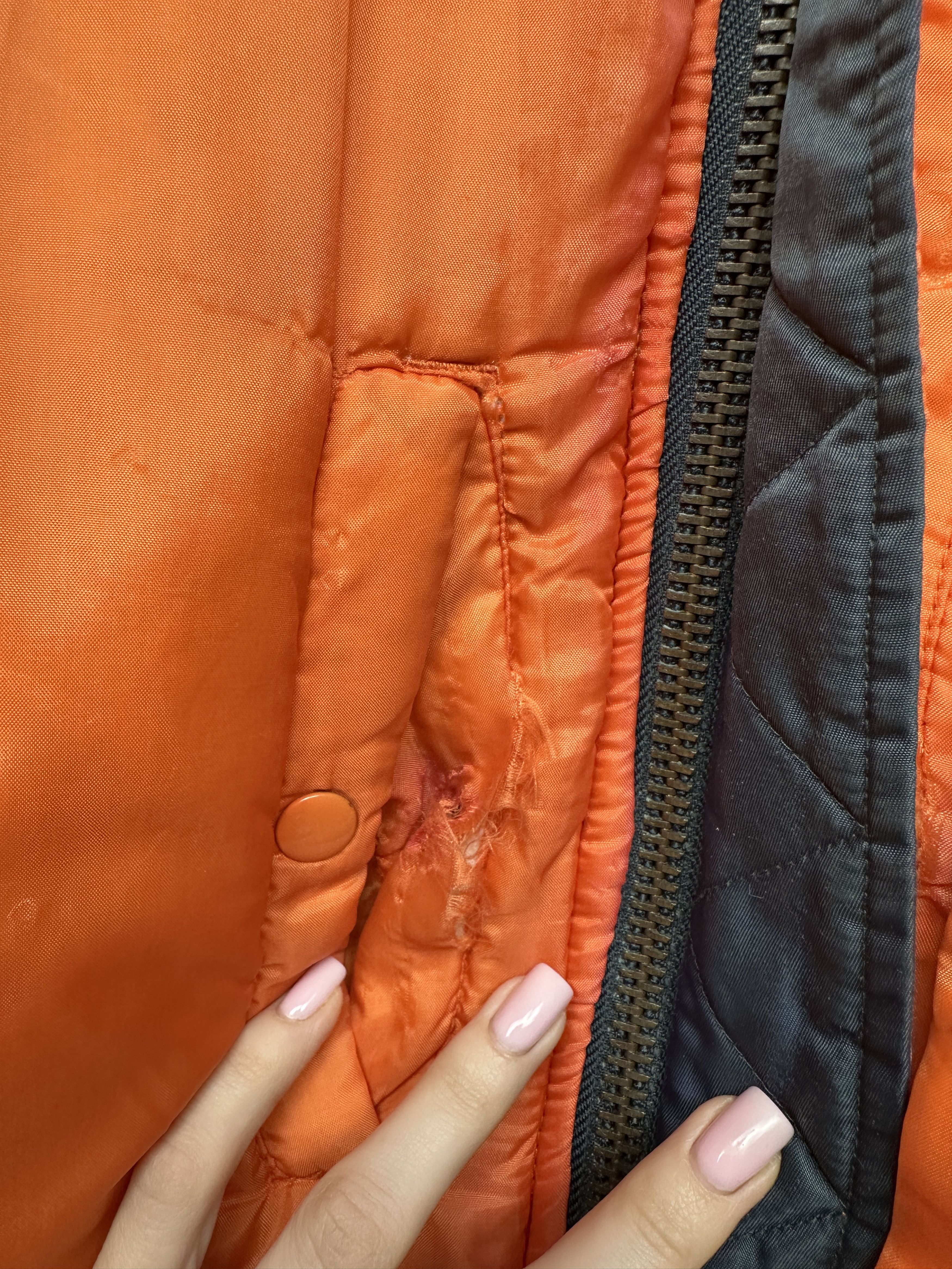 Vintage 90s Vintage MA1 Pilot Nylon Bomber Air Force Jacket Size US XS / EU 42 / 0 - 11 Thumbnail