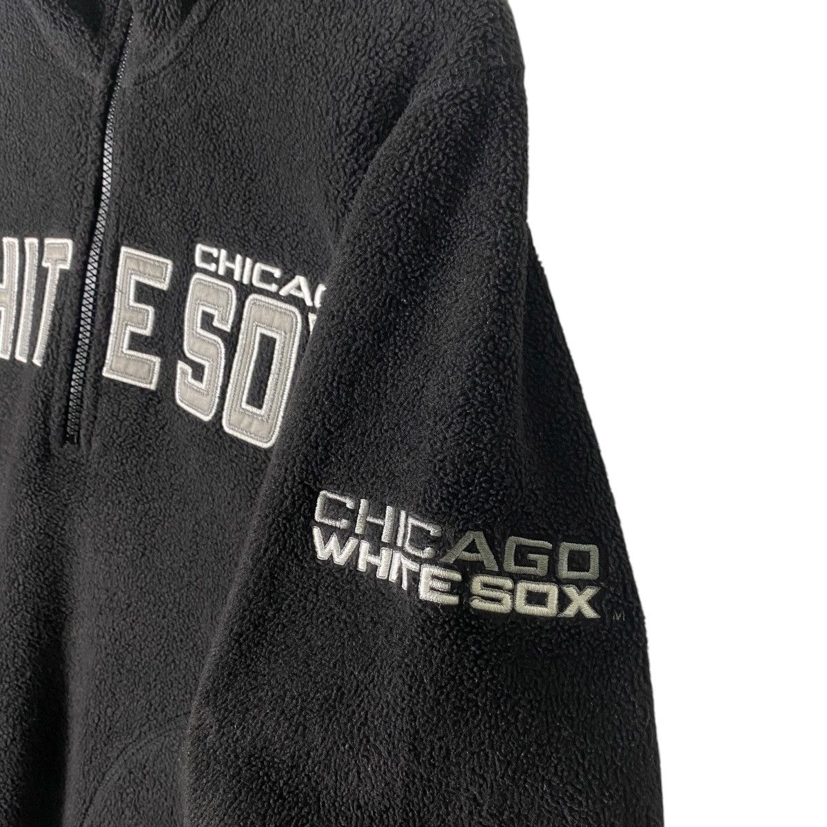 MLB Vintage Chicago White Sox Fleece Half Zip M Size Size US M / EU 48-50 / 2 - 6 Thumbnail