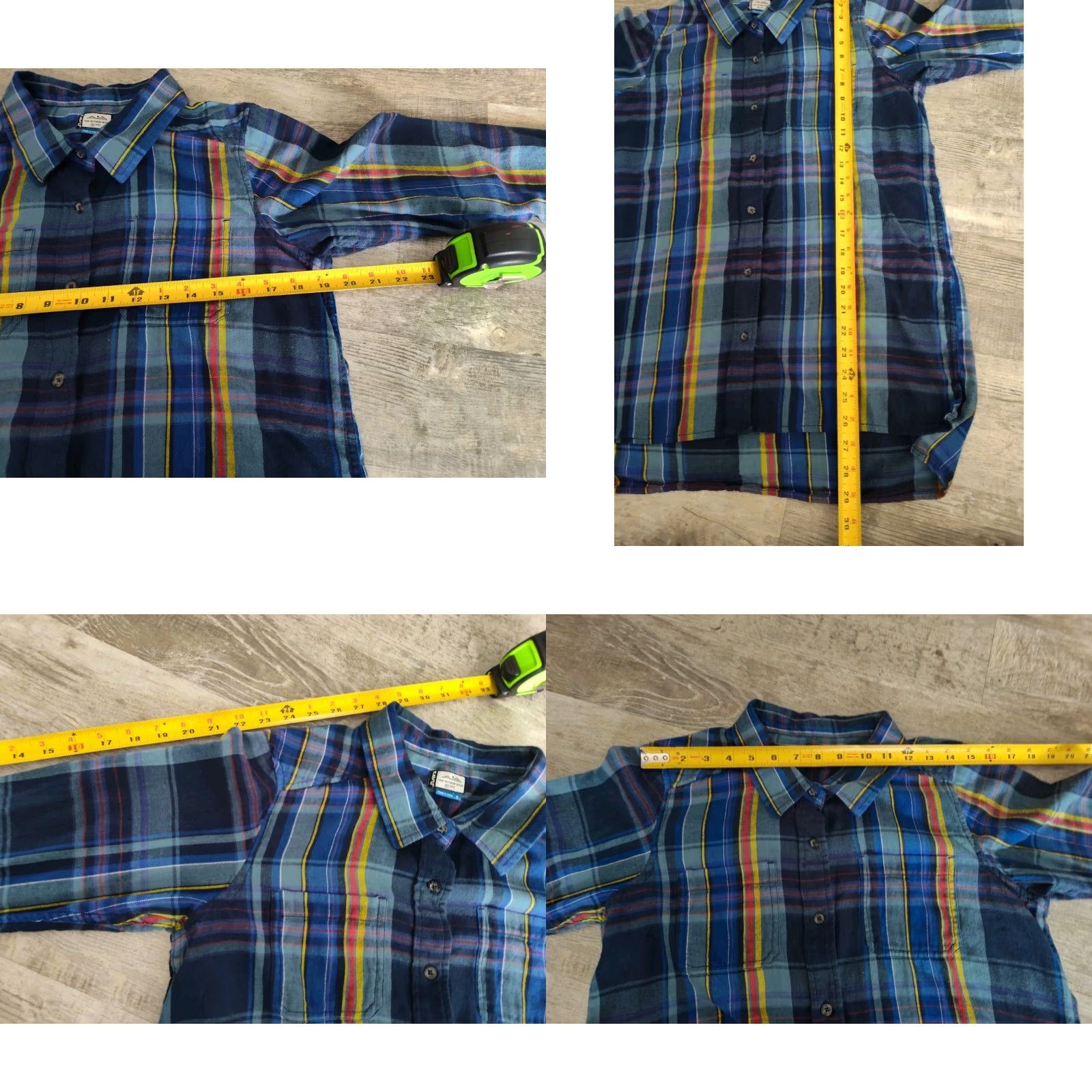 KAVU VINTAGE KAVU Women's Plaid Flannel Shirt Casual Outdoor Hiking Blue Yellow Red Size Small Size S / US 4 / IT 40 - 8 Thumbnail