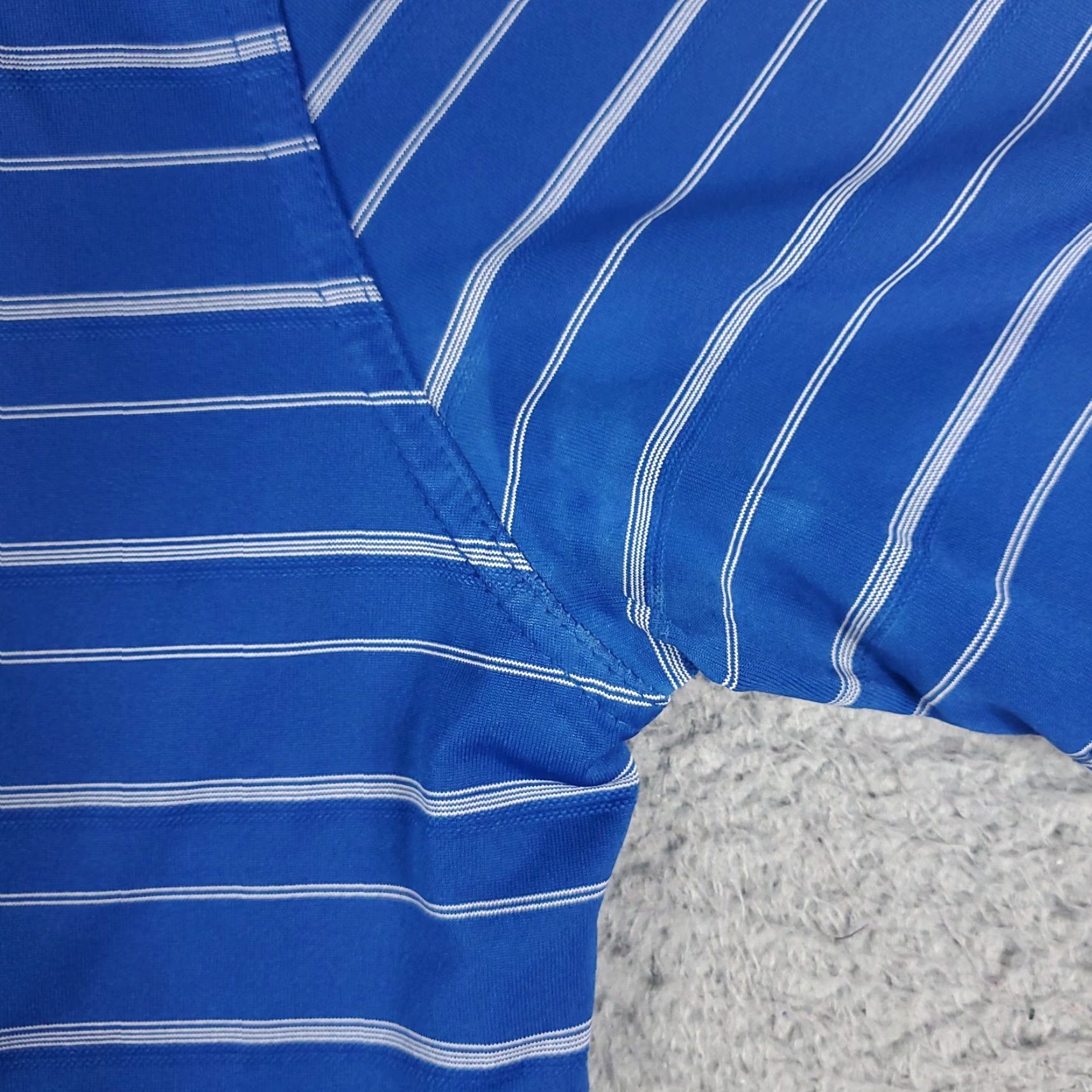 Vintage Greg Norman Polo Shirt Mens L Blue Striped Golf Casual Short Sleeve Polo Shirt Mens Blue Striped L Size US L / EU 52-54 / 3 - 6 Thumbnail