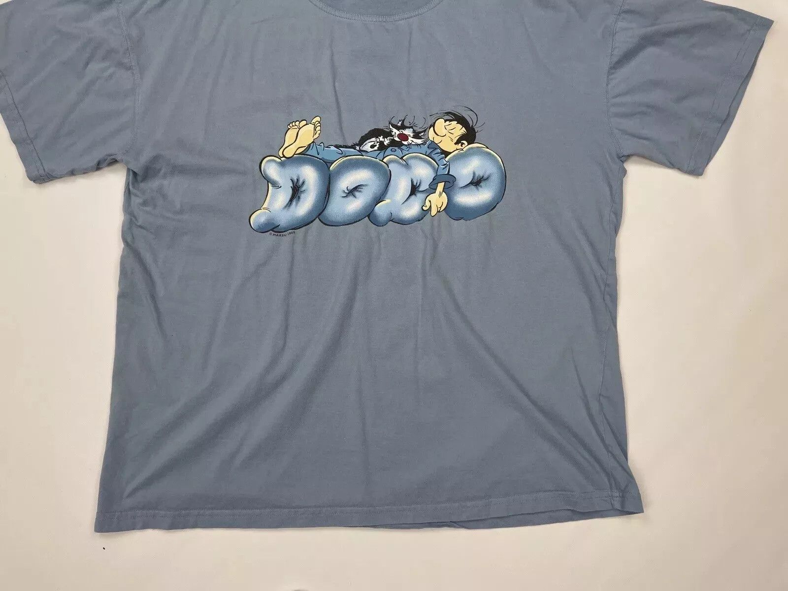 Vintage VINTAGE 2000s SHIRT GASTON LAGAFFE BELGIUM COMICS MENS MARSU Size US L / EU 52-54 / 3 - 5 Thumbnail