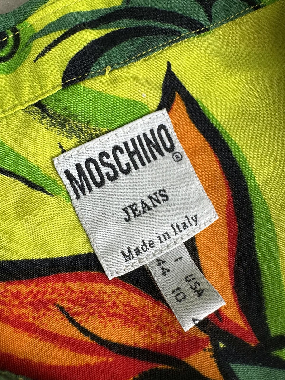 Moschino Moschino Multicolor Shirt Long Sleeve Size M / US 6-8 / IT 42-44 - 2 Thumbnail
