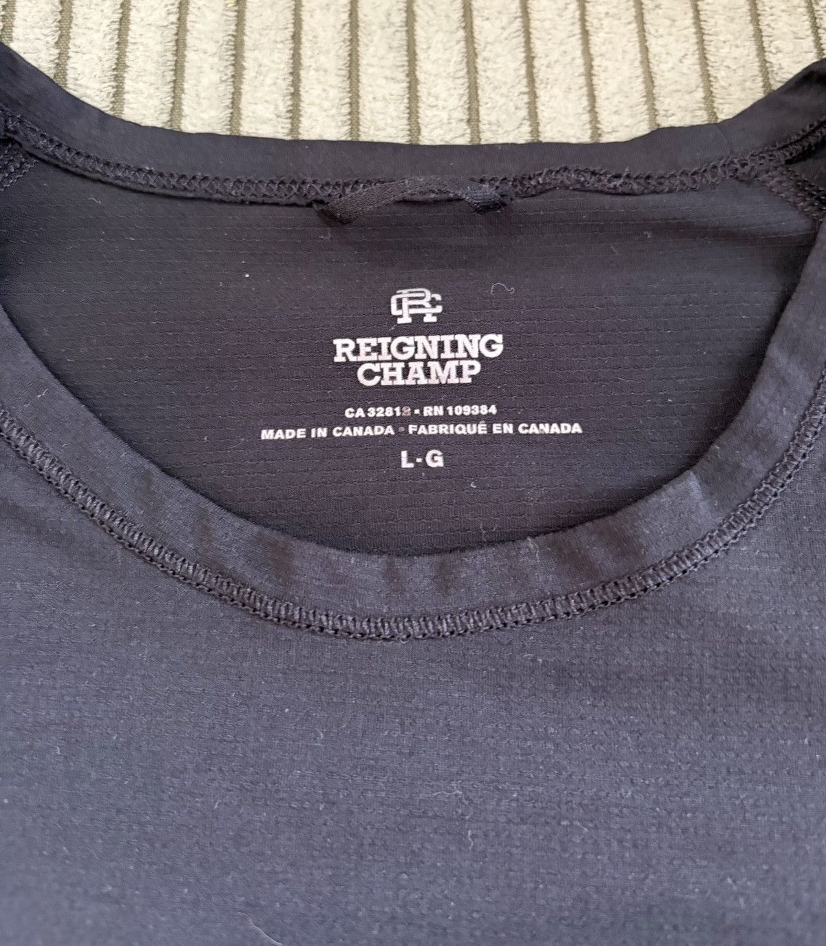 Reigning Champ Reigning Champ Athletic Shirt Black Large Size US L / EU 52-54 / 3 - 2 Thumbnail