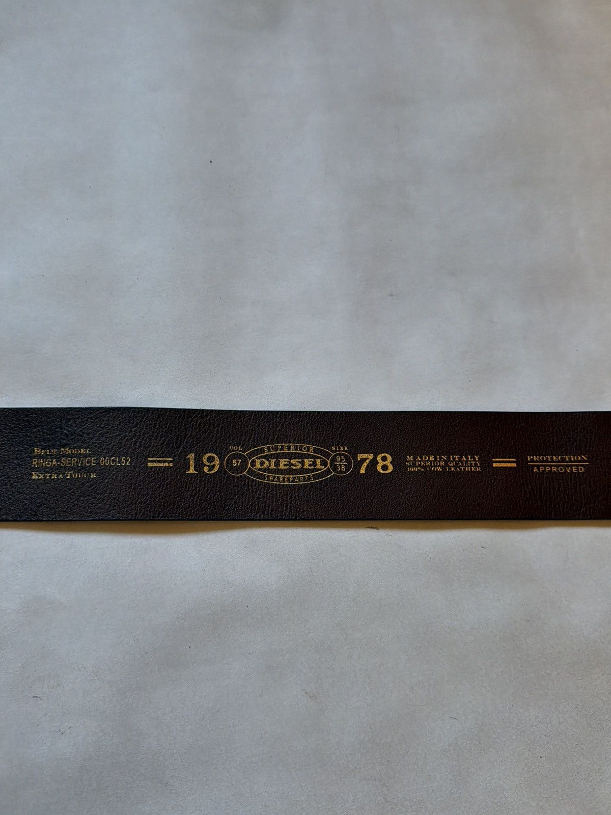 Diesel Diesel Western Cowboy Style Vintage Buckle Belt Leather Size ONE SIZE - 6 Thumbnail