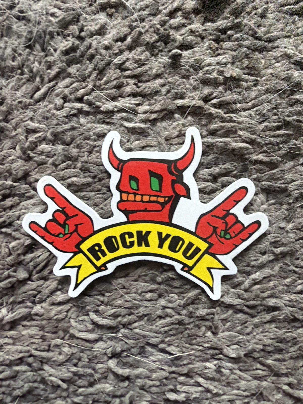 Hypebeast Rock You Devil Sticker Size ONE SIZE - 1 Thumbnail