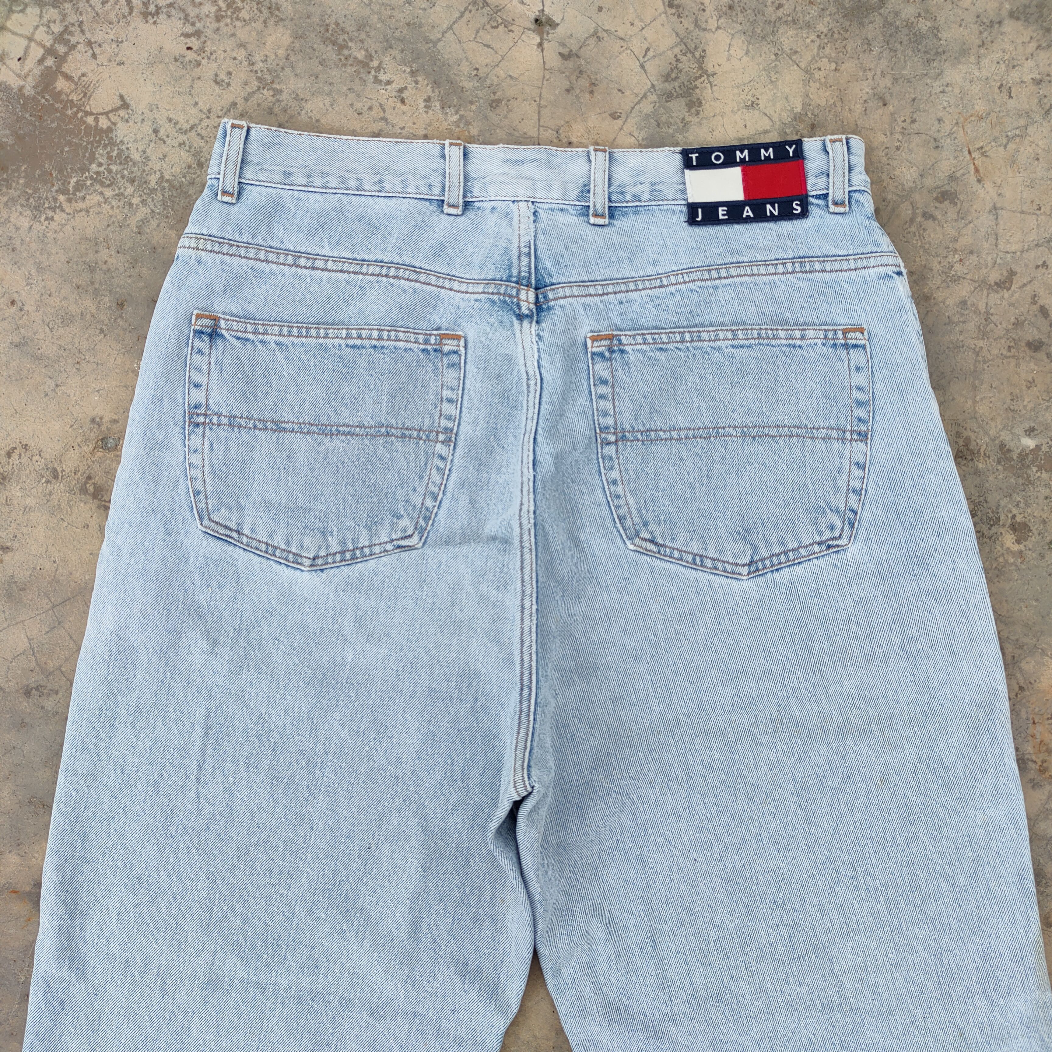 Tommy Jeans VINTAGE TOMMY JEANS FADED DENIM PANTS Size US 34 / EU 50 - 9 Thumbnail