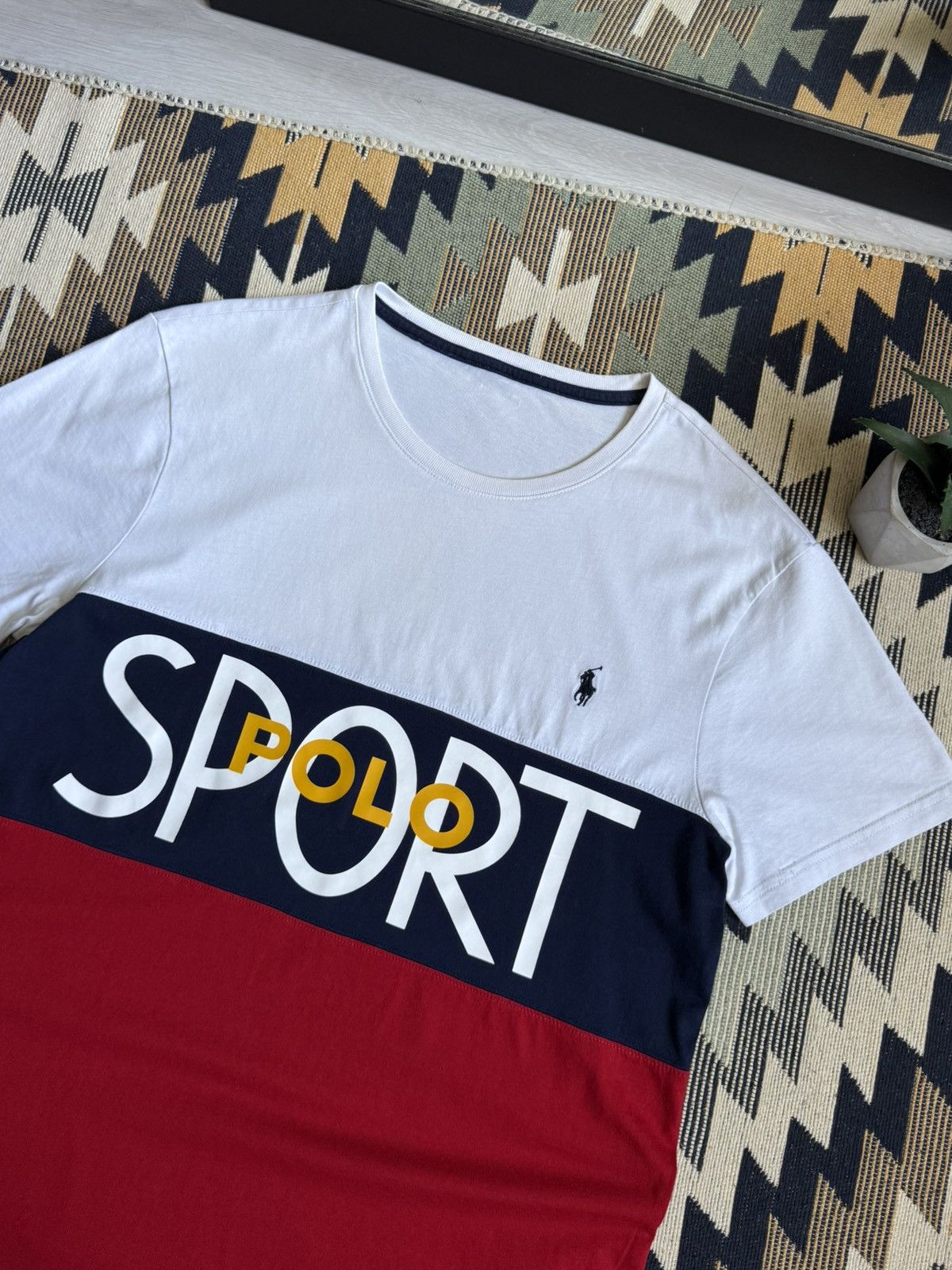 Polo Ralph Lauren Polo Ralph Lauren Sport Big Logo Colour Block T-shirt Size US M / EU 48-50 / 2 - 4 Thumbnail