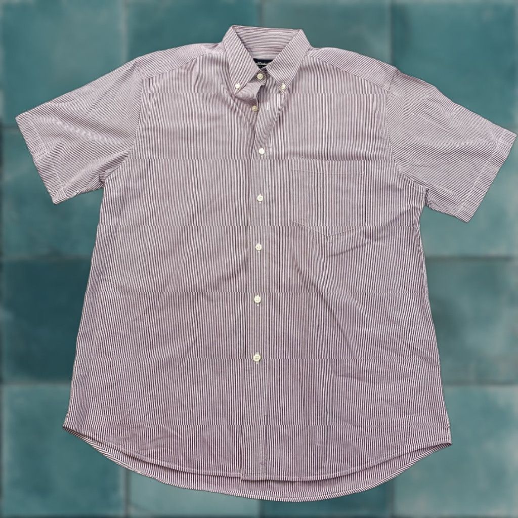 Eddie Bauer Eddie Bauer Button-Up Shirt Men Medium Striped Button-Down Casual Multicolor Blue/Button-Down Collar Shirt Mens Regular Cotton 100% Size US M / EU 48-50 / 2 - 1 Thumbnail