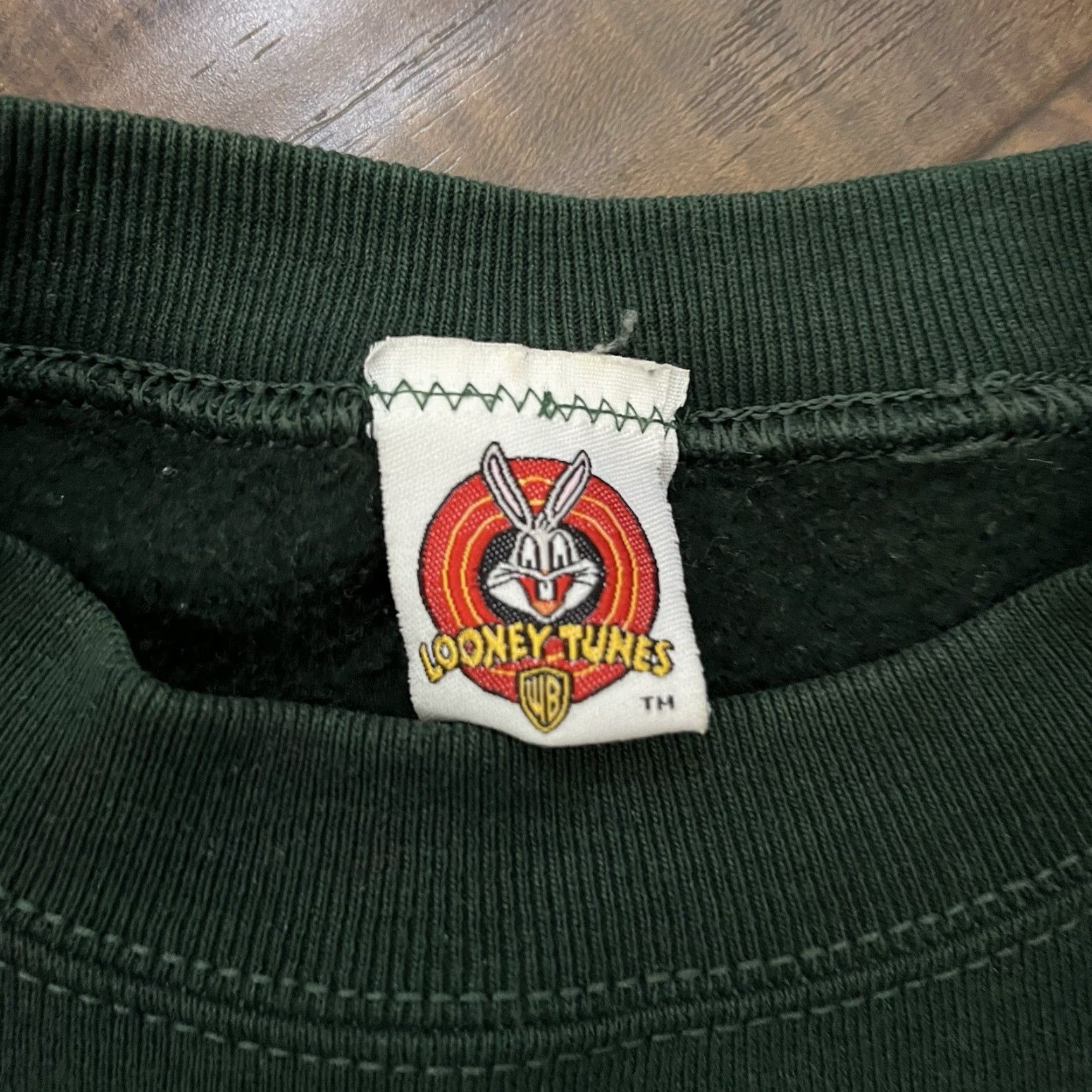 Vintage VINTAGE Tweety Bird Crewneck Sweatshirt XL Looney Tunes 90s Warner Bros Green Unisex Adults Sweatshirt Size US XL / EU 56 / 4 - 3 Thumbnail