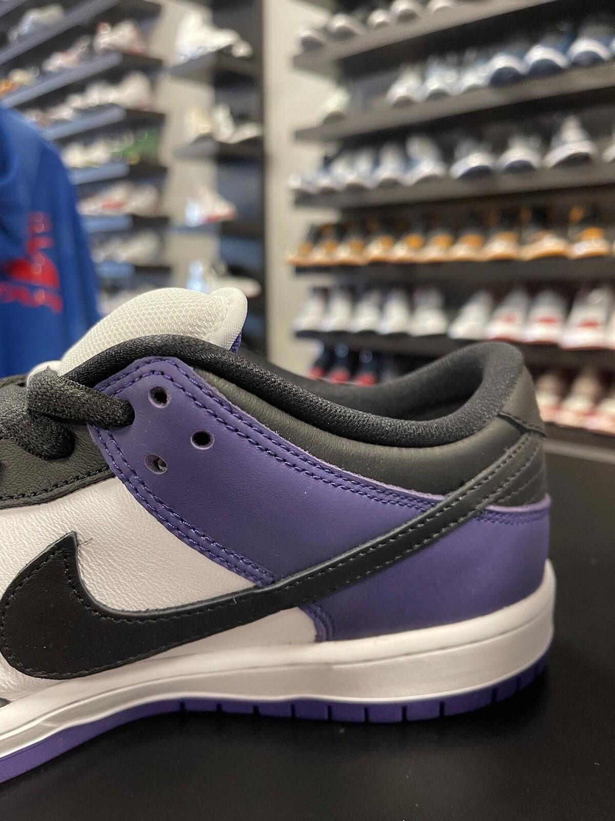 Nike Size 11.5 - Nike Dunk SB Low Court Purple BQ6817 500 Size US 11.5 / EU 44-45 - 7 Thumbnail