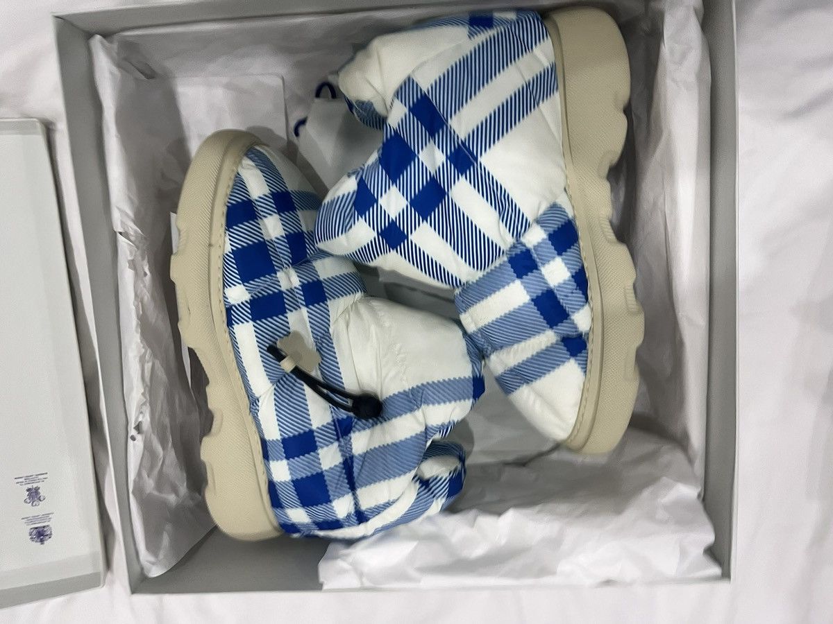 Burberry Burberry Pillow Boot – Blue Check (2021) Size US 9 / EU 42 - 2 Thumbnail