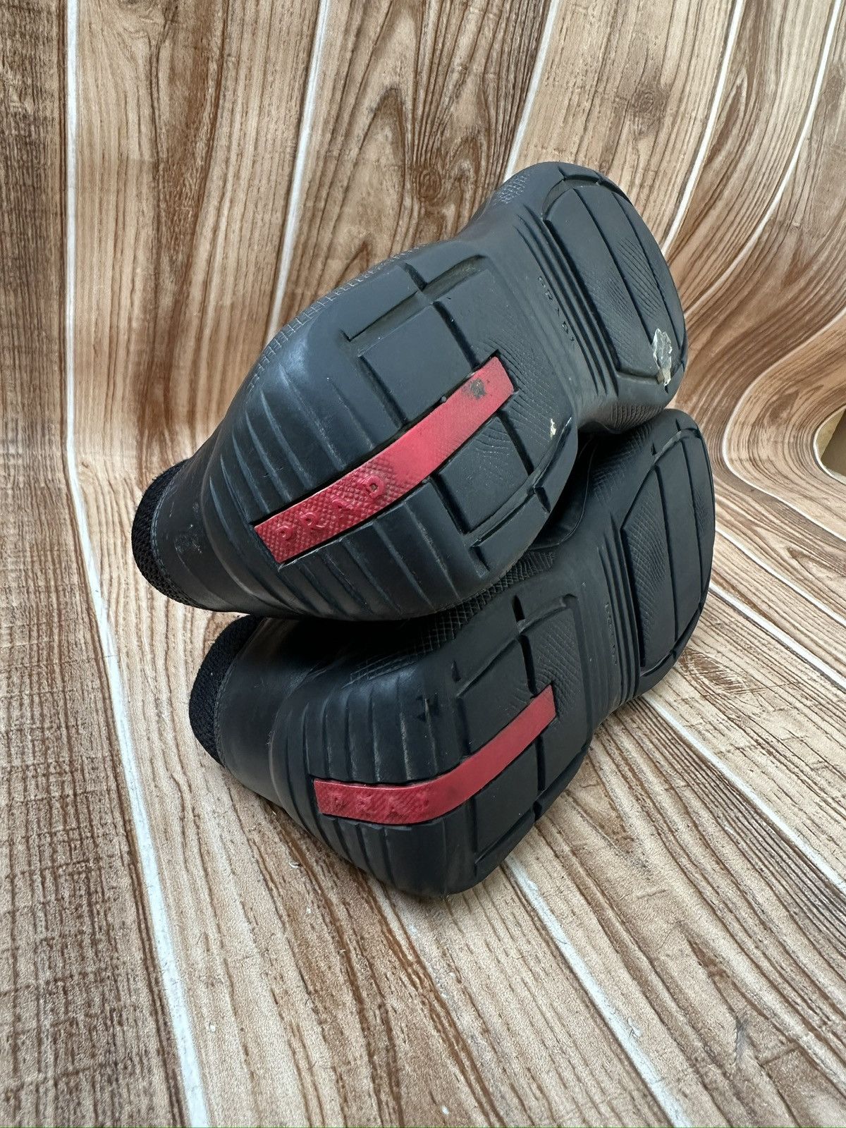 Prada Prada America's Cup Red Tab Leather Sneaks PS0906 Size US 7.5 / EU 40-41 - 25 Thumbnail