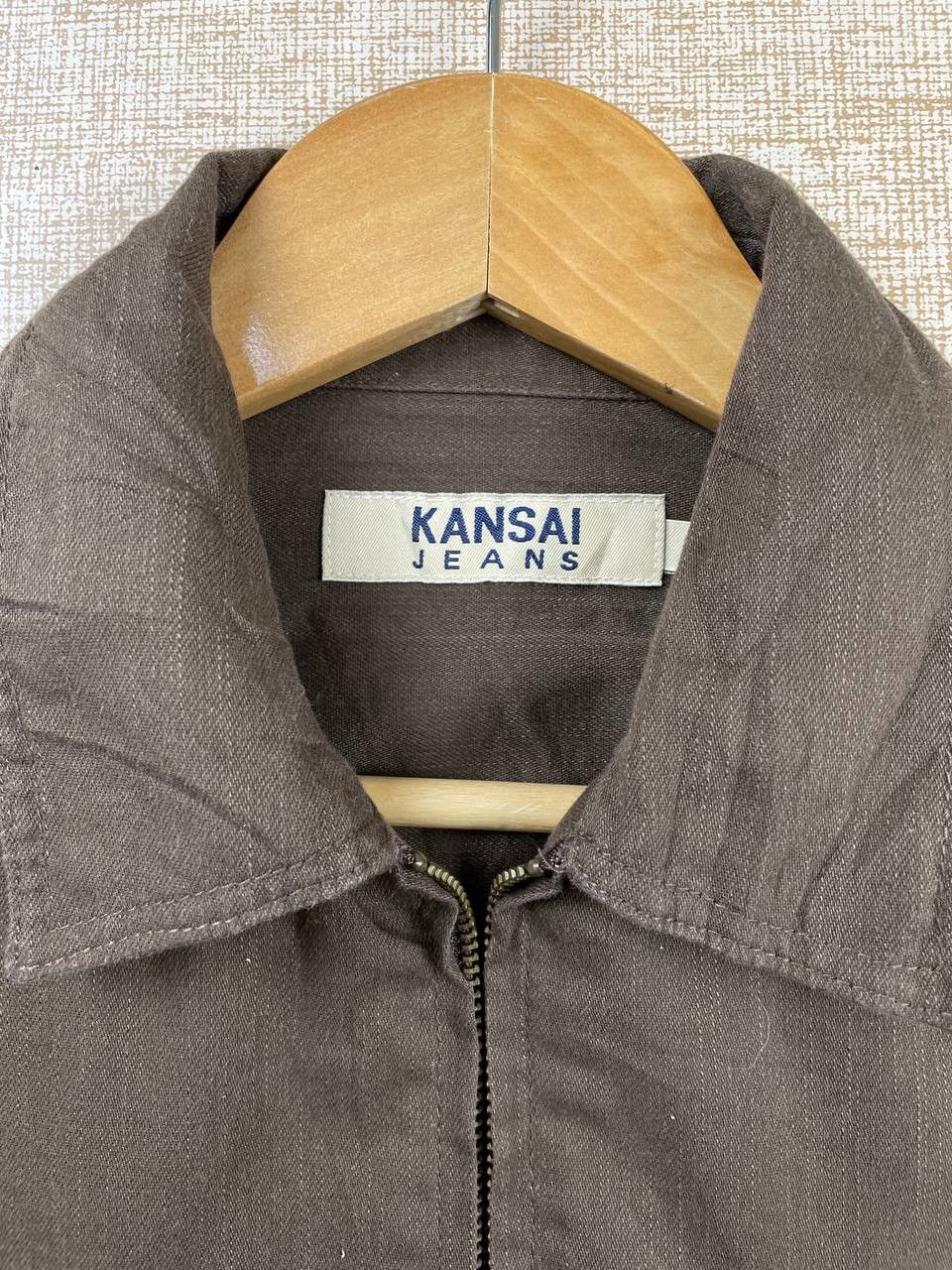 Japanese Brand × Kansai Yamamoto × Vintage Vintage Kansai Jeans Double Pocket Zipper Jacket Size US M / EU 48-50 / 2 - 13 Thumbnail