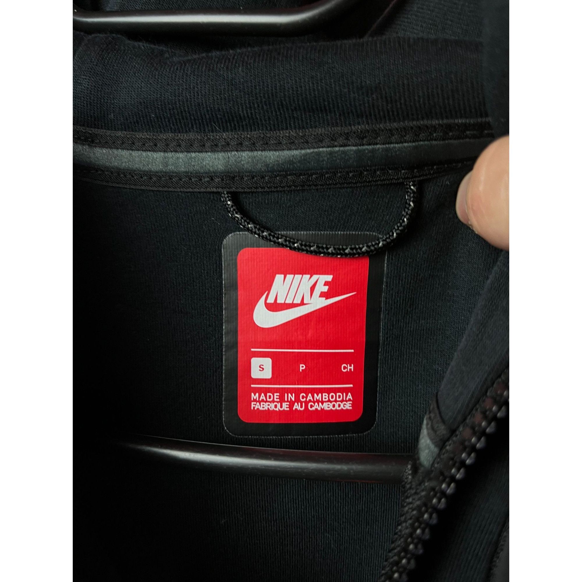 Nike × Vintage Nike Tech Fleece Black Hoodie Small Drill Ninja Style Rare Size US S / EU 44-46 / 1 - 6 Thumbnail