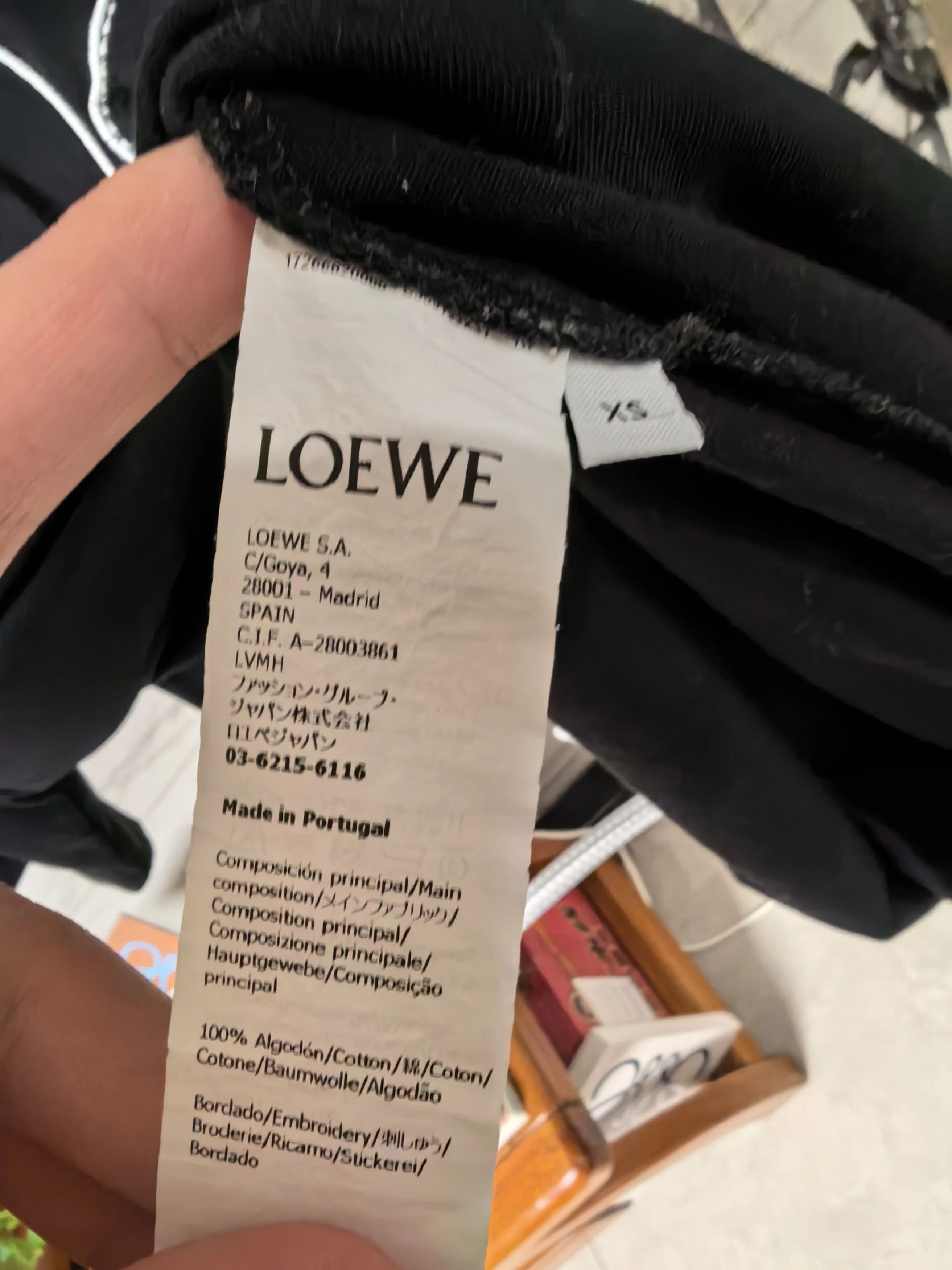 Loewe LOEWE SS23 Rabbit short sleeve tee Size XS / US 0-2 / IT 36-38 - 4 Thumbnail