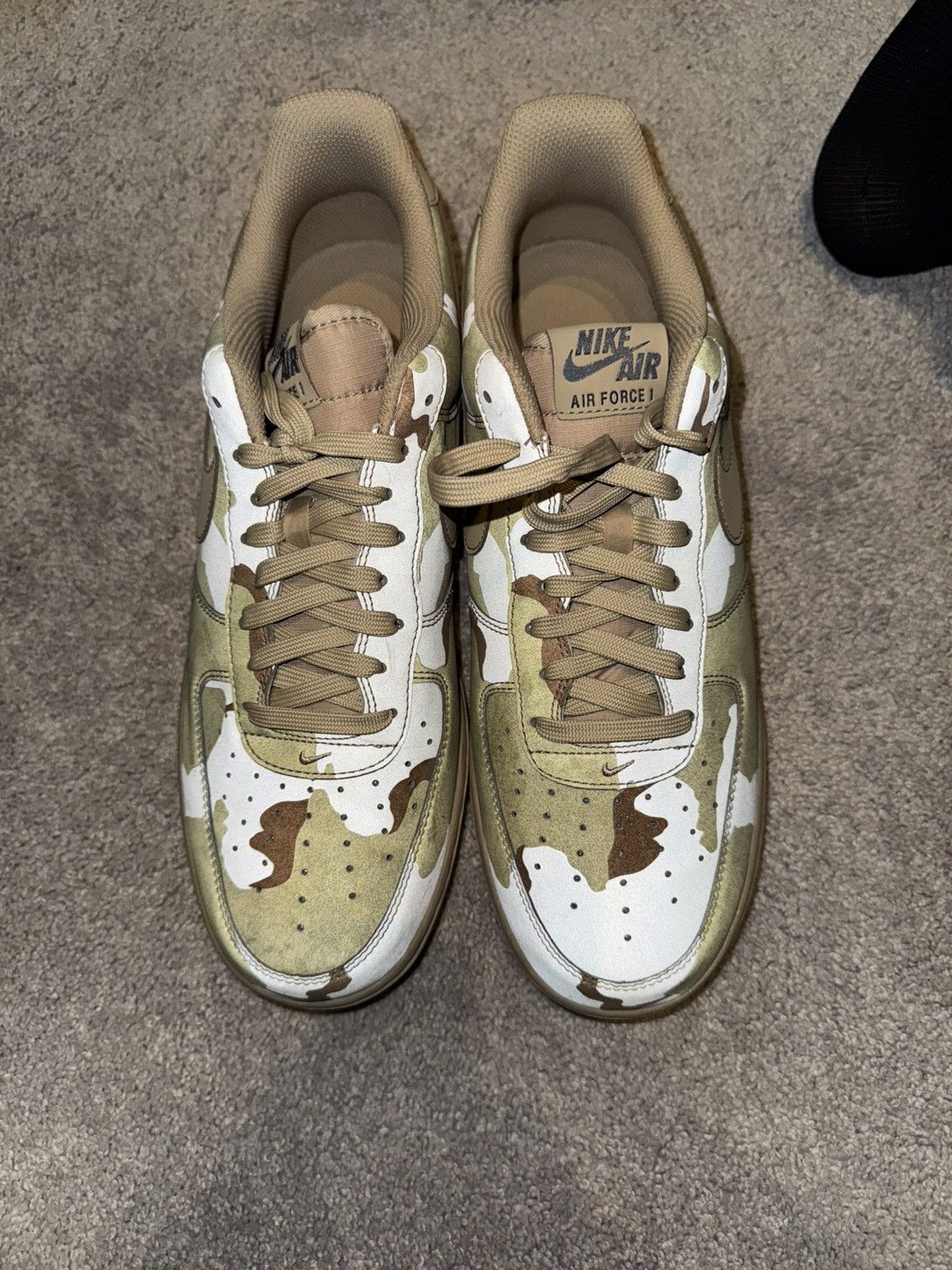 Nike × Nike SB Nike Air Force 1 Reflective Desert Camo Size US 11.5 / EU 44-45 - 3 Thumbnail