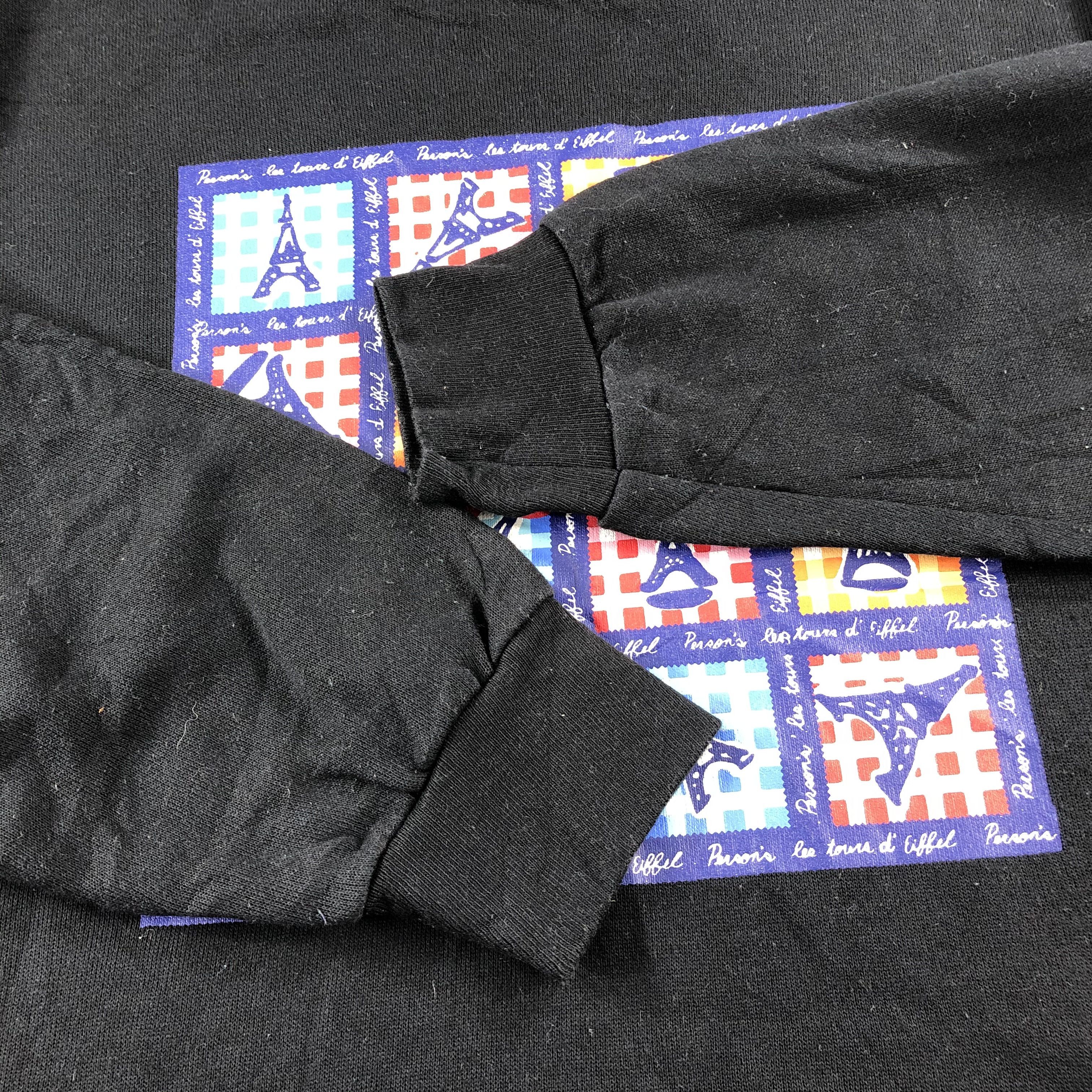 Other Vintage Person Eiffer Tower Art Sweatshirt F163 Size US M / EU 48-50 / 2 - 4 Thumbnail