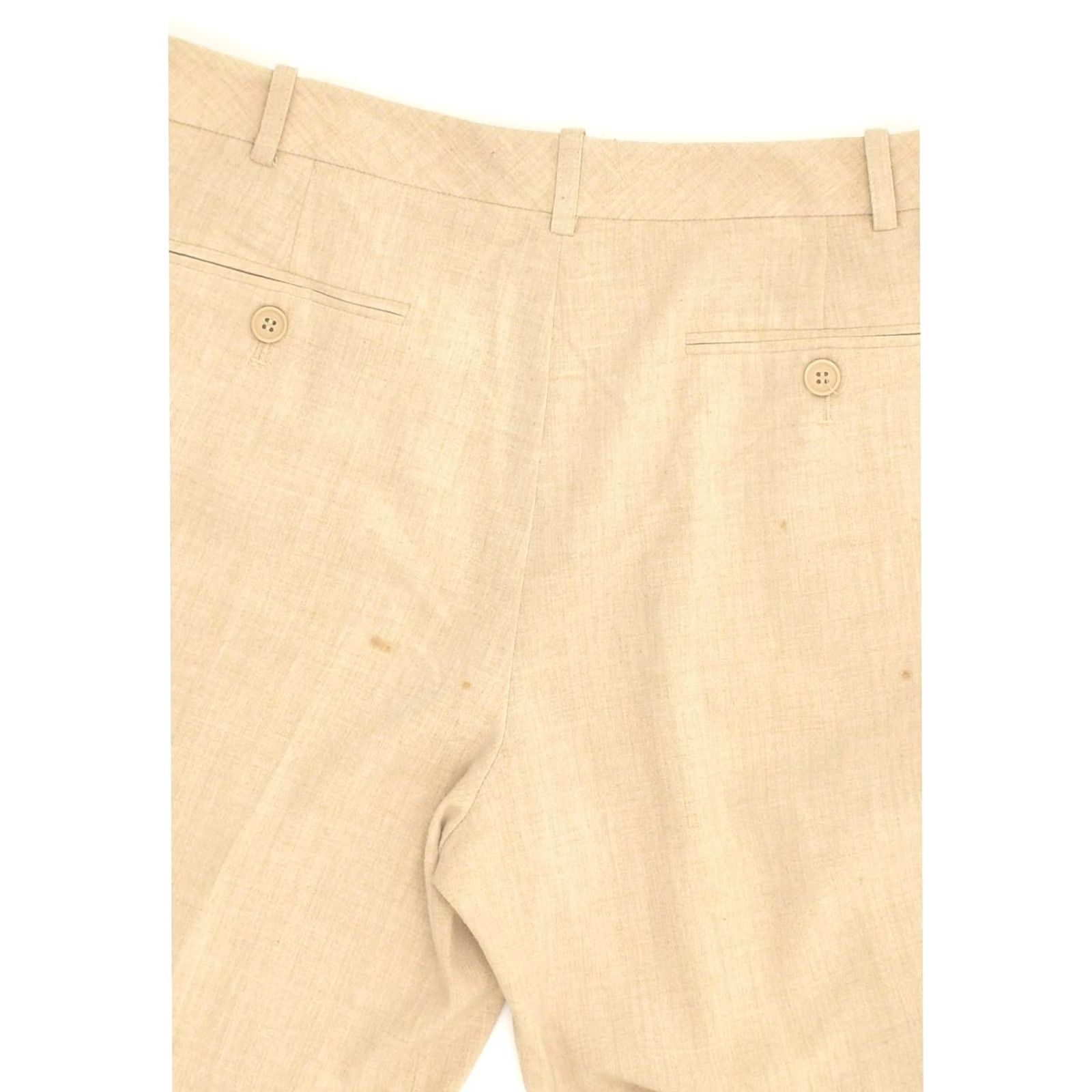 Calvin Klein CALVIN KLEIN Womens Straight Suit Trousers Medium W32 L32 Beige US 6 Size 32" / US 10 / IT 46 - 4 Thumbnail