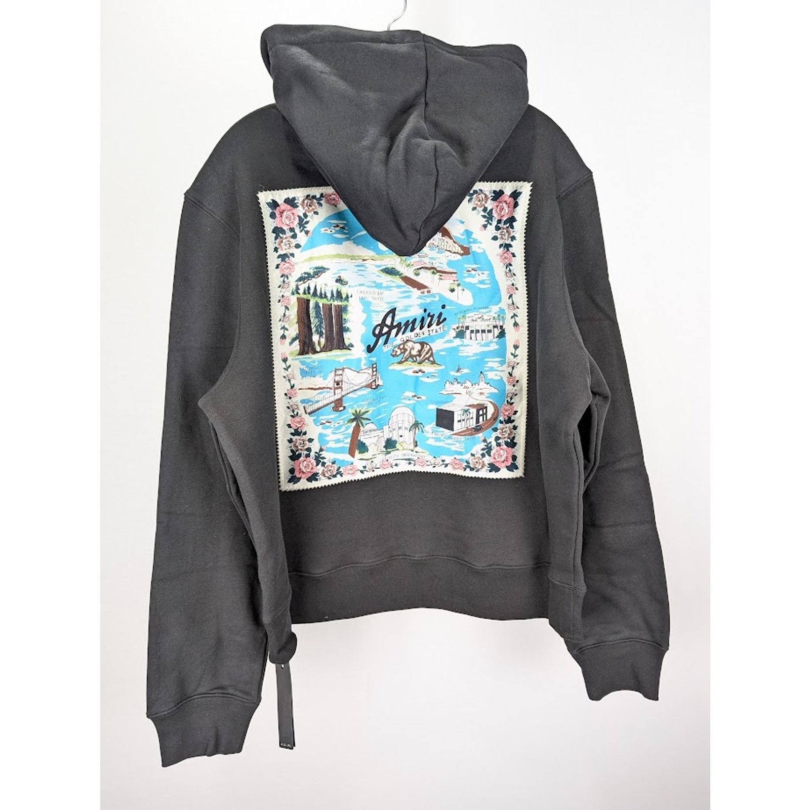 Amiri o1rshd1 California Hawaiian Hoodie in Black 2XL Size US XXL / EU 58 / 5 - 9 Thumbnail