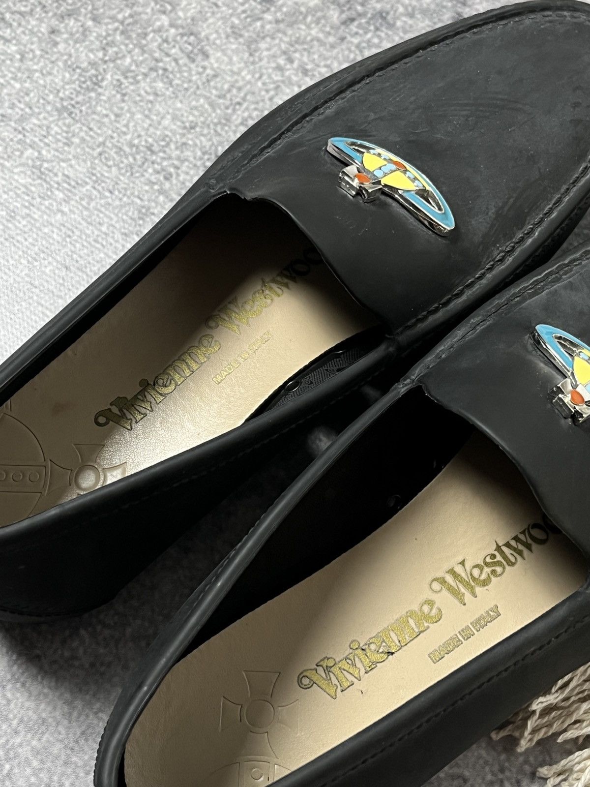 Vivienne Westwood 🔥00's Vivienne Westwood Orb Logo Loafers Shoes Y2k Size US 9 / EU 42 - 9 Thumbnail