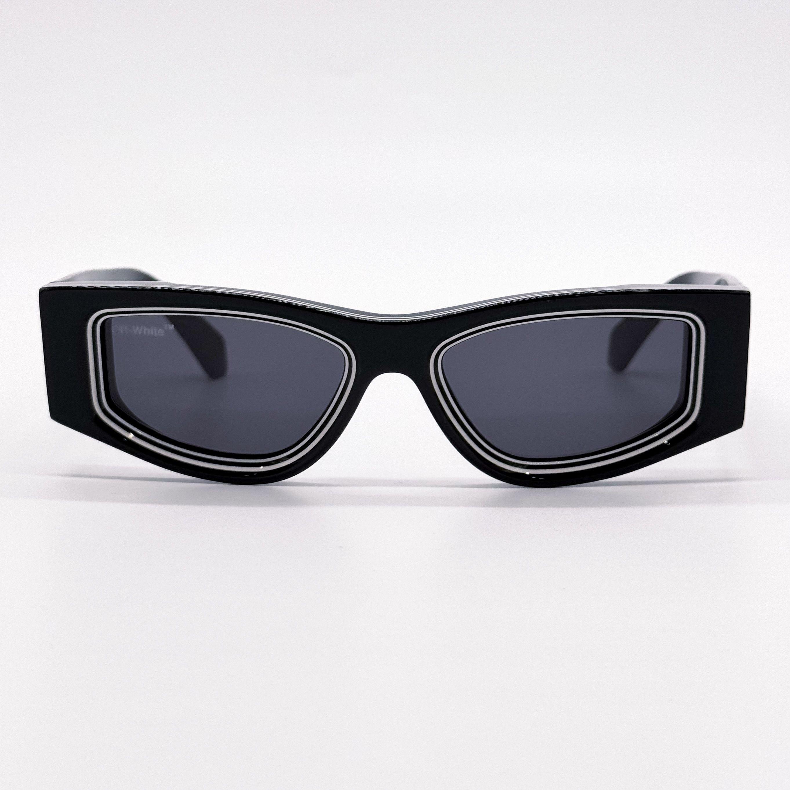 Off-White NEW OFF-WHITE ANDY 11007 BLACK UNISEX SUNGLASSES OFF-WHITE Size ONE SIZE - 4 Thumbnail