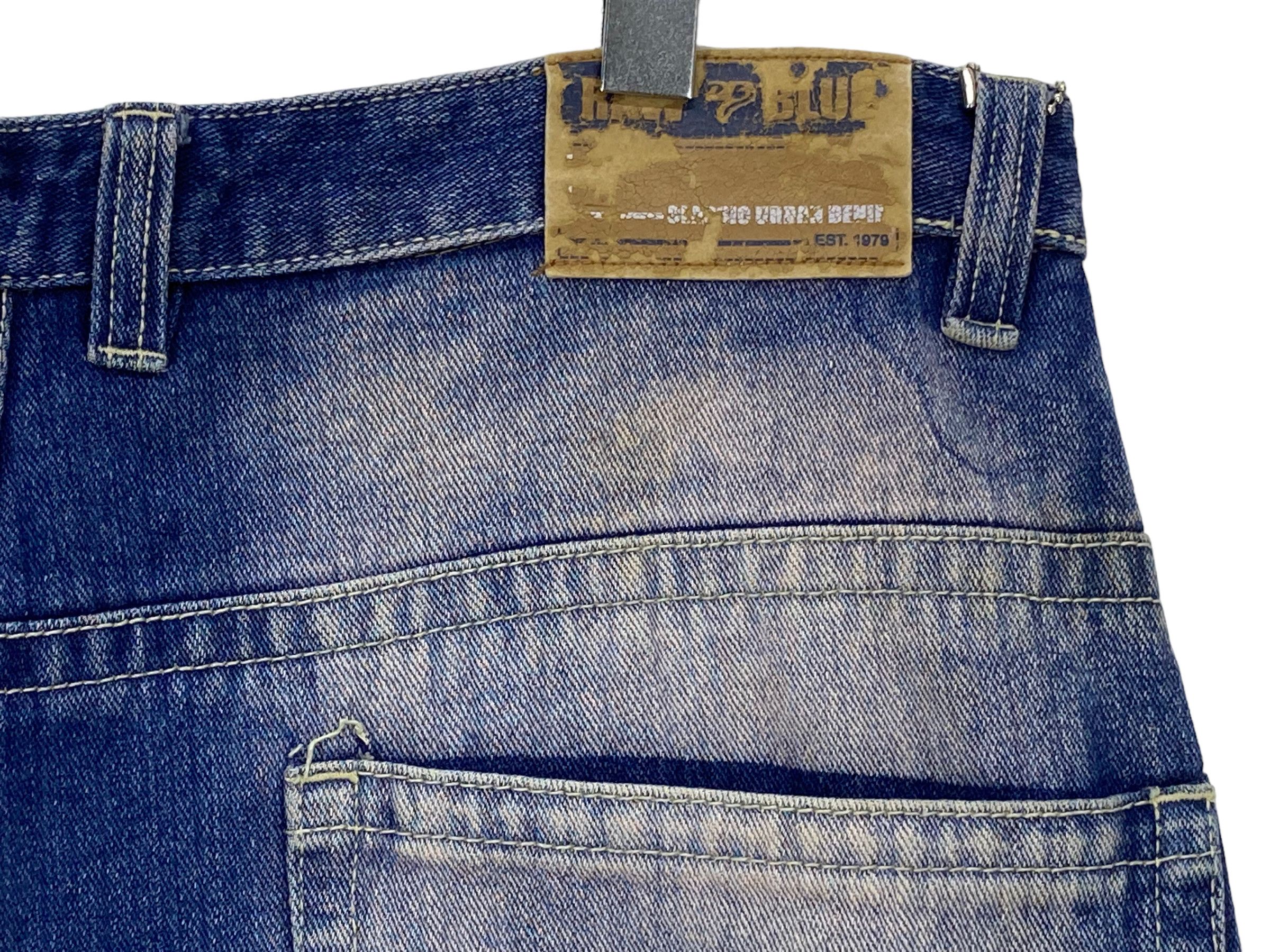 Japanese Brand Raw Blue Baggy Jeans Jeans Hip Hop Denim Size US 38 / EU 54 - 9 Thumbnail