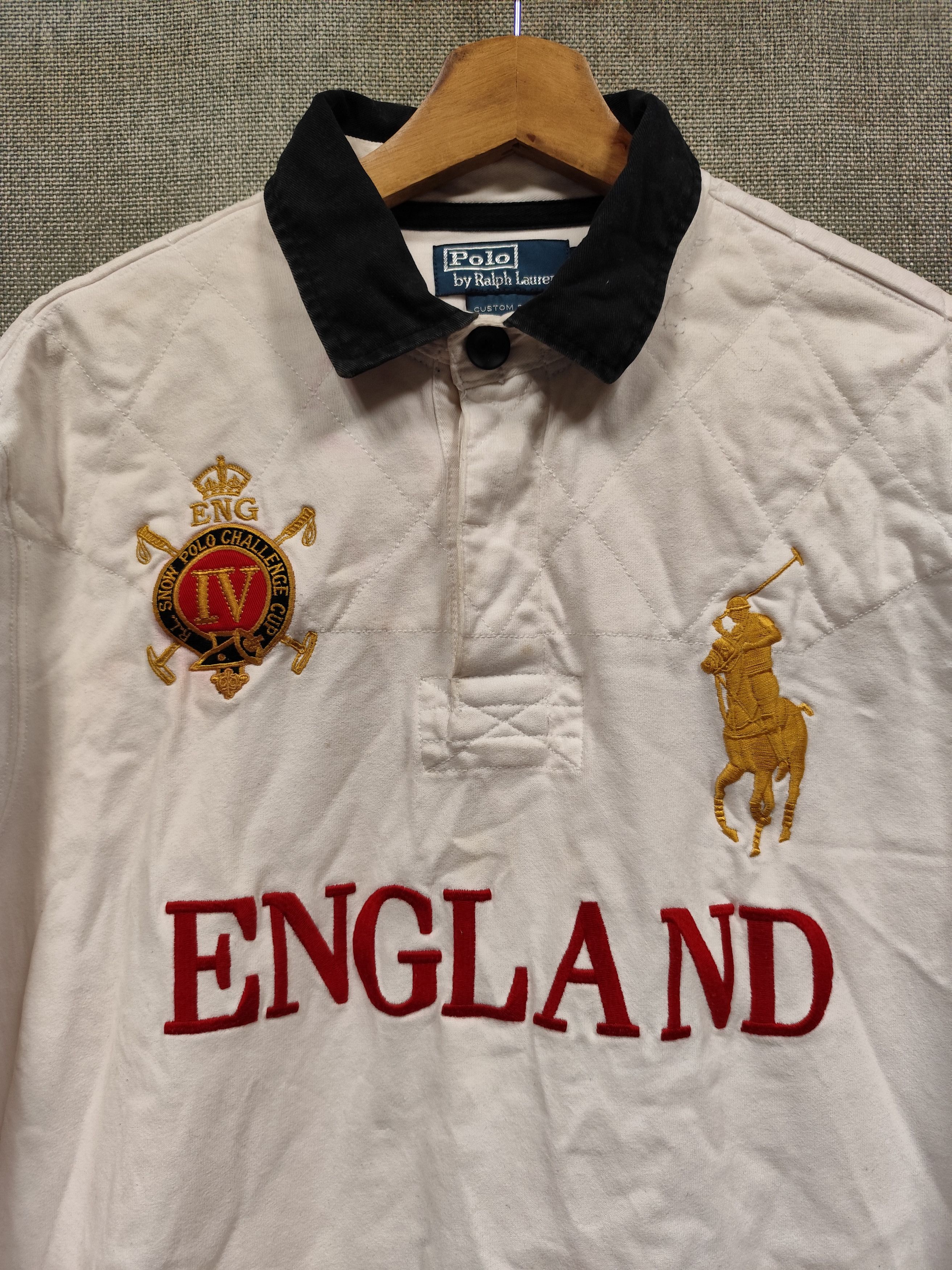 Polo Ralph Lauren Vintage rugby shirt ralph lauren england Size US M / EU 48-50 / 2 - 5 Thumbnail