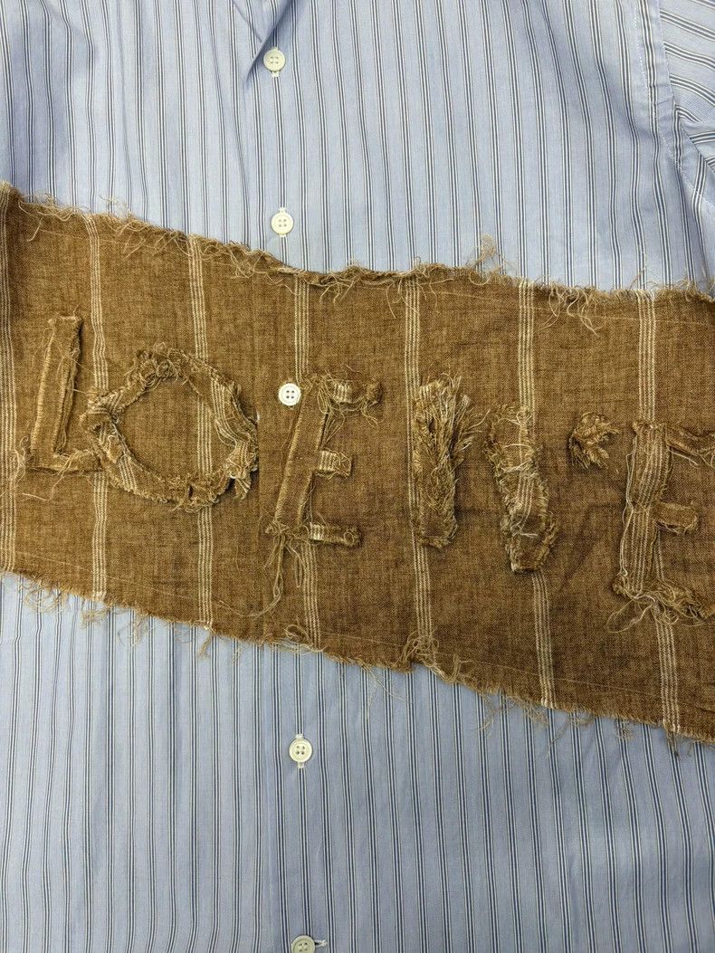 Loewe LOEWE Blue striped patch logo shirt Size XS / US 0-2 / IT 36-38 - 4 Thumbnail