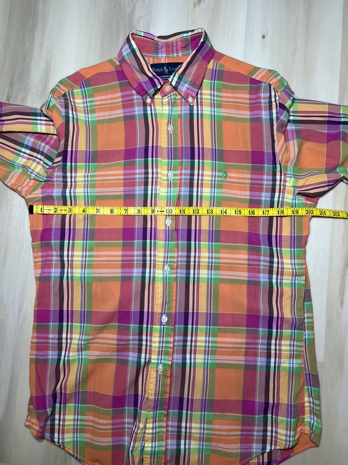 Polo Ralph Lauren Polo Ralph Lauren Mens Madras Plaid Button Down Shirt Sz M Size US M / EU 48-50 / 2 - 5 Thumbnail