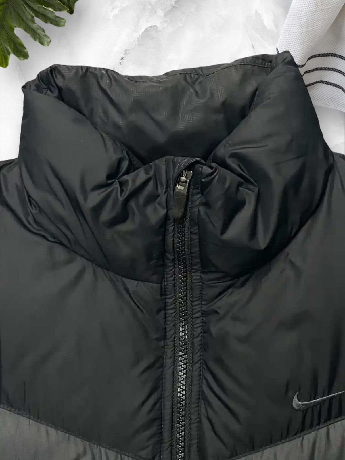 Nike Vintage Y2k Nike Nylon Drill Puffer Down Jacket Size US M / EU 48-50 / 2 - 7 Thumbnail