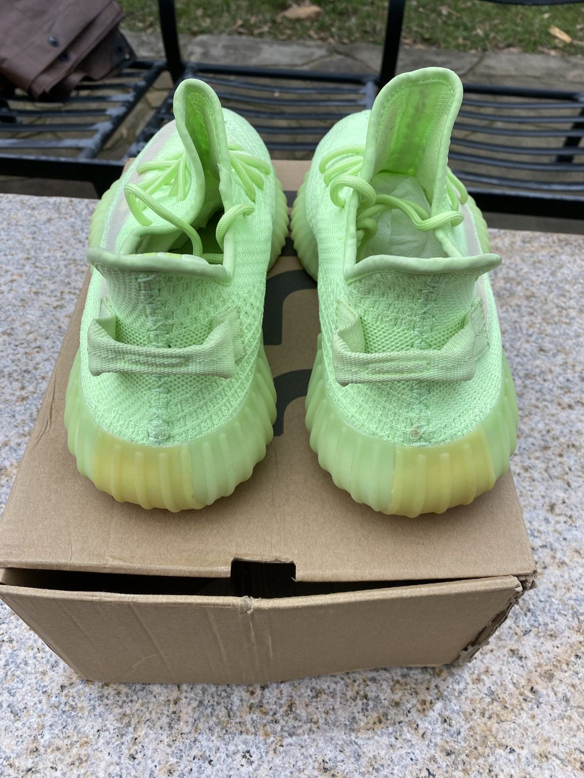 Adidas Yeezy Boost 350 V2 GID Glow EG5293 USED SIZE 10 Used Size US 10 / EU 43 - 4 Thumbnail