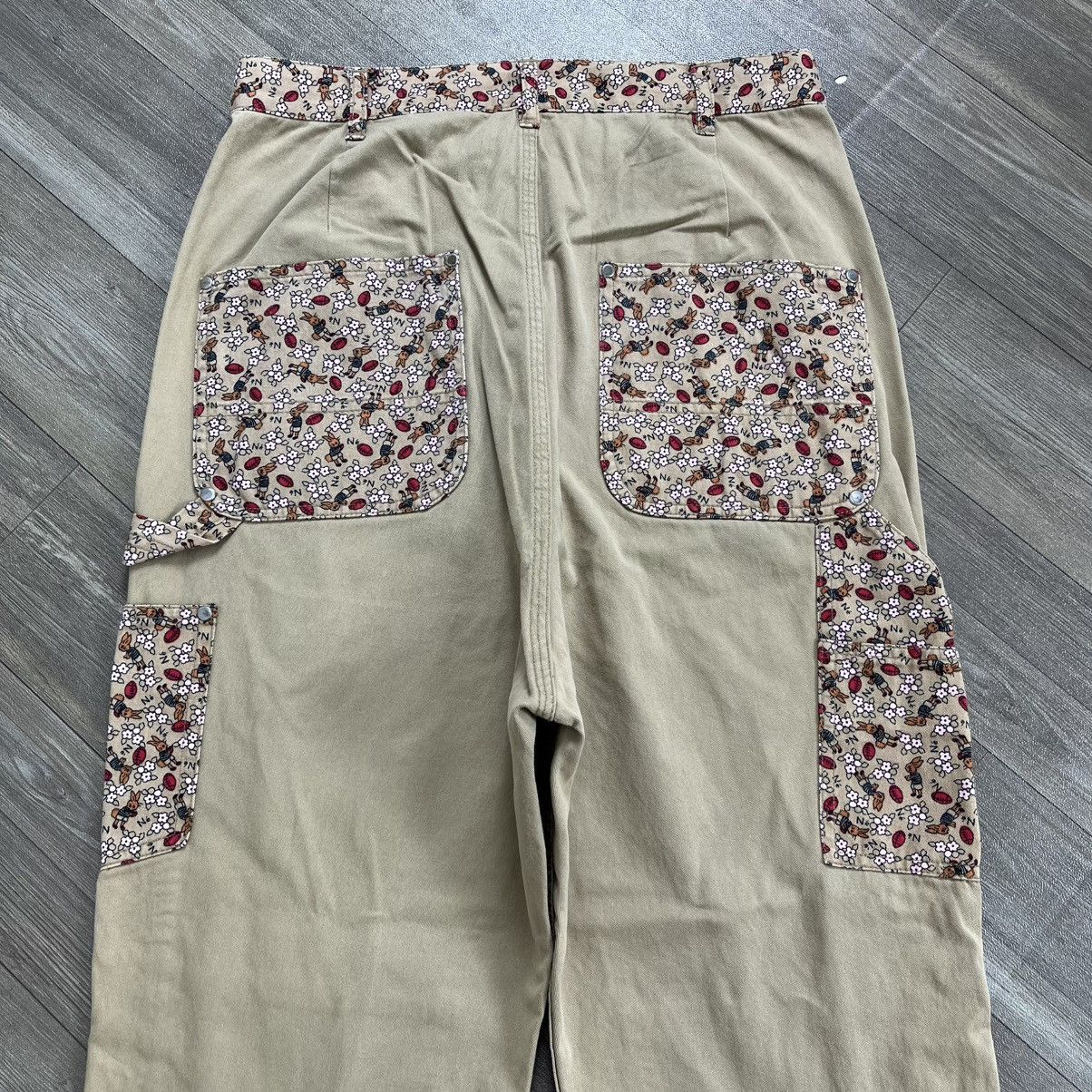 Ne-Net 2000s Ne-net Issey Miyake Carpenter Double Knee Pants Size US 30 / EU 46 - 2 Thumbnail