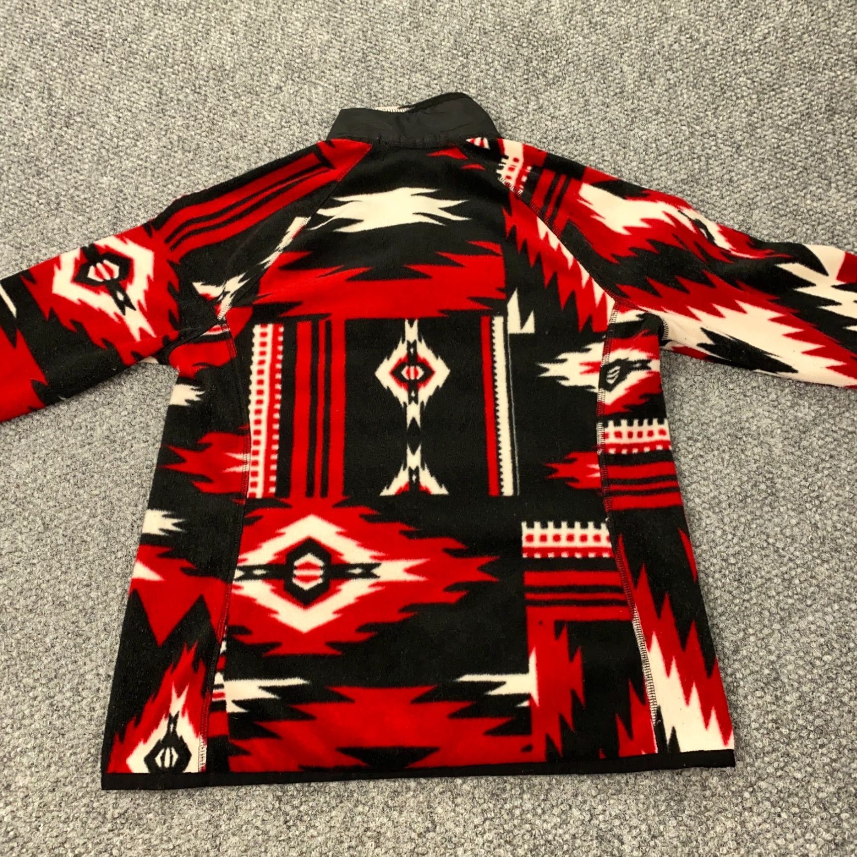 Ralph Lauren Ralph Lauren Active LRL Jacket Womens Black Medium Aztec Full Zip Fleece Size M / US 6-8 / IT 42-44 - 6 Thumbnail