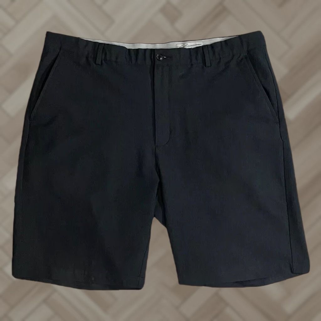 Vintage Greg Norman Men's Flat Front Golf Shorts Black Heather Size 40 Size US 40 / EU 56 - 1 Thumbnail