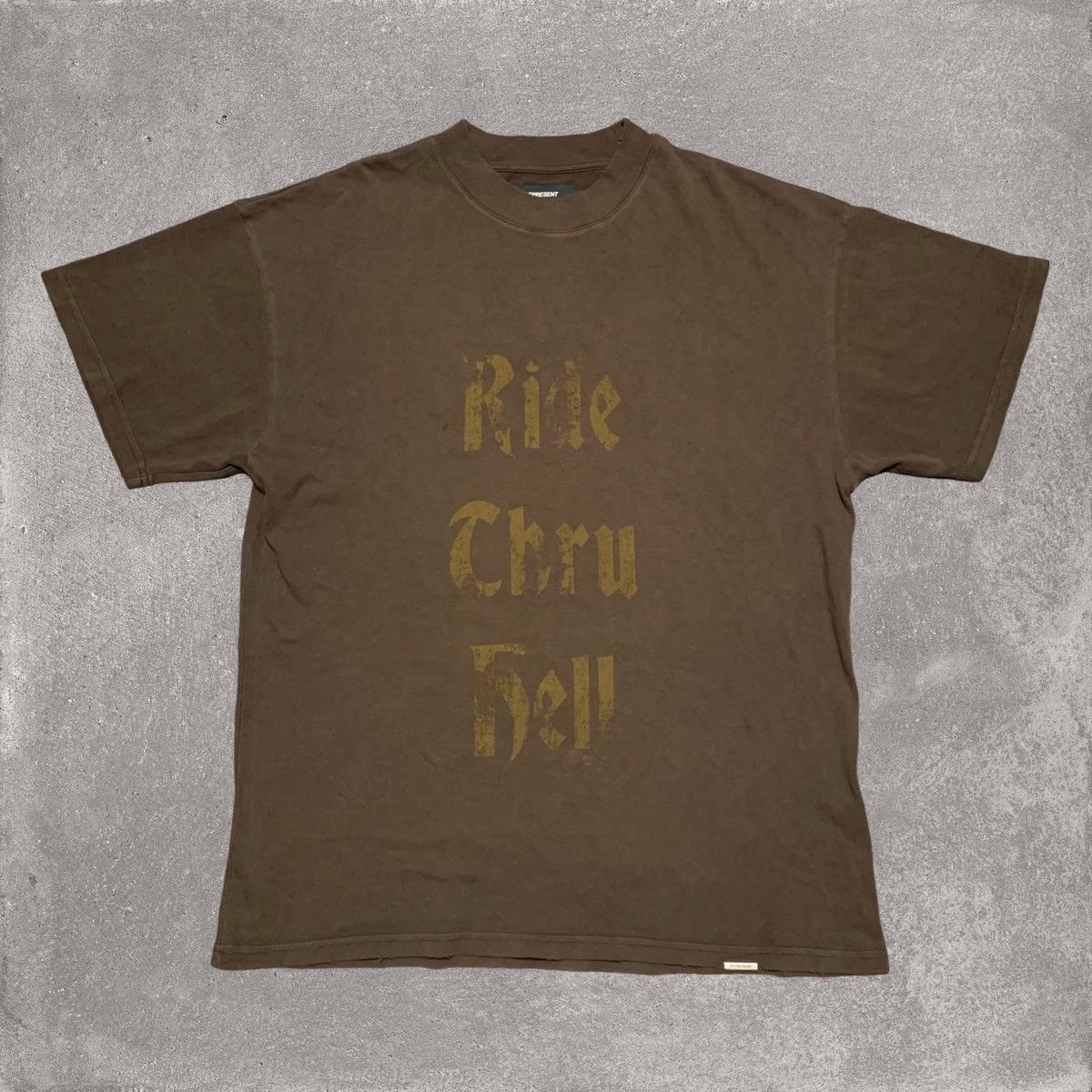 Represent Clo. Represent Small Motor Spirit Vintage Brown Oversized Tee Size US S / EU 44-46 / 1 - 2 Thumbnail