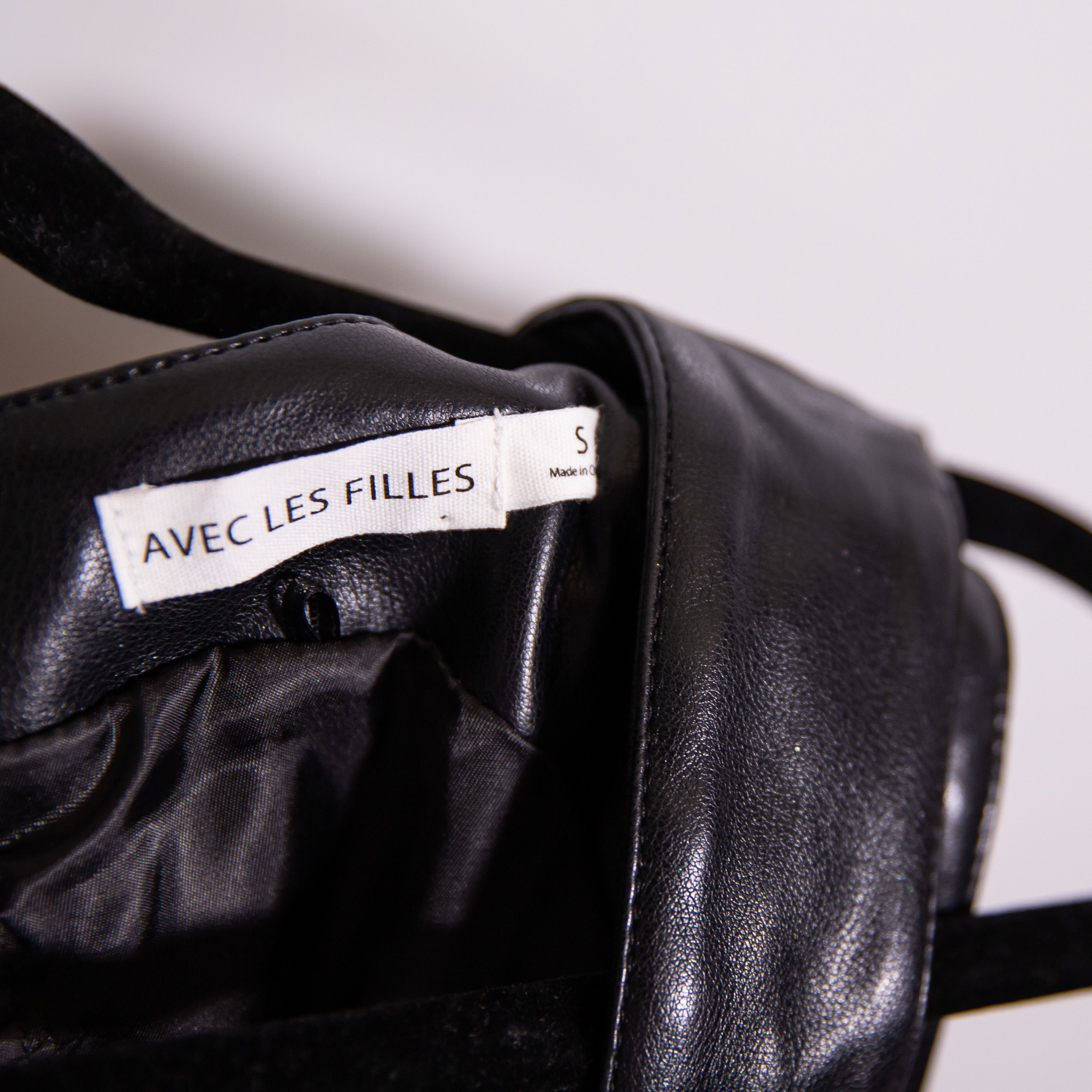 AVEC LES FILLES Avec Les Filles Faux Vegan Leather Square Size S / US 4 / IT 40 - 2 Thumbnail