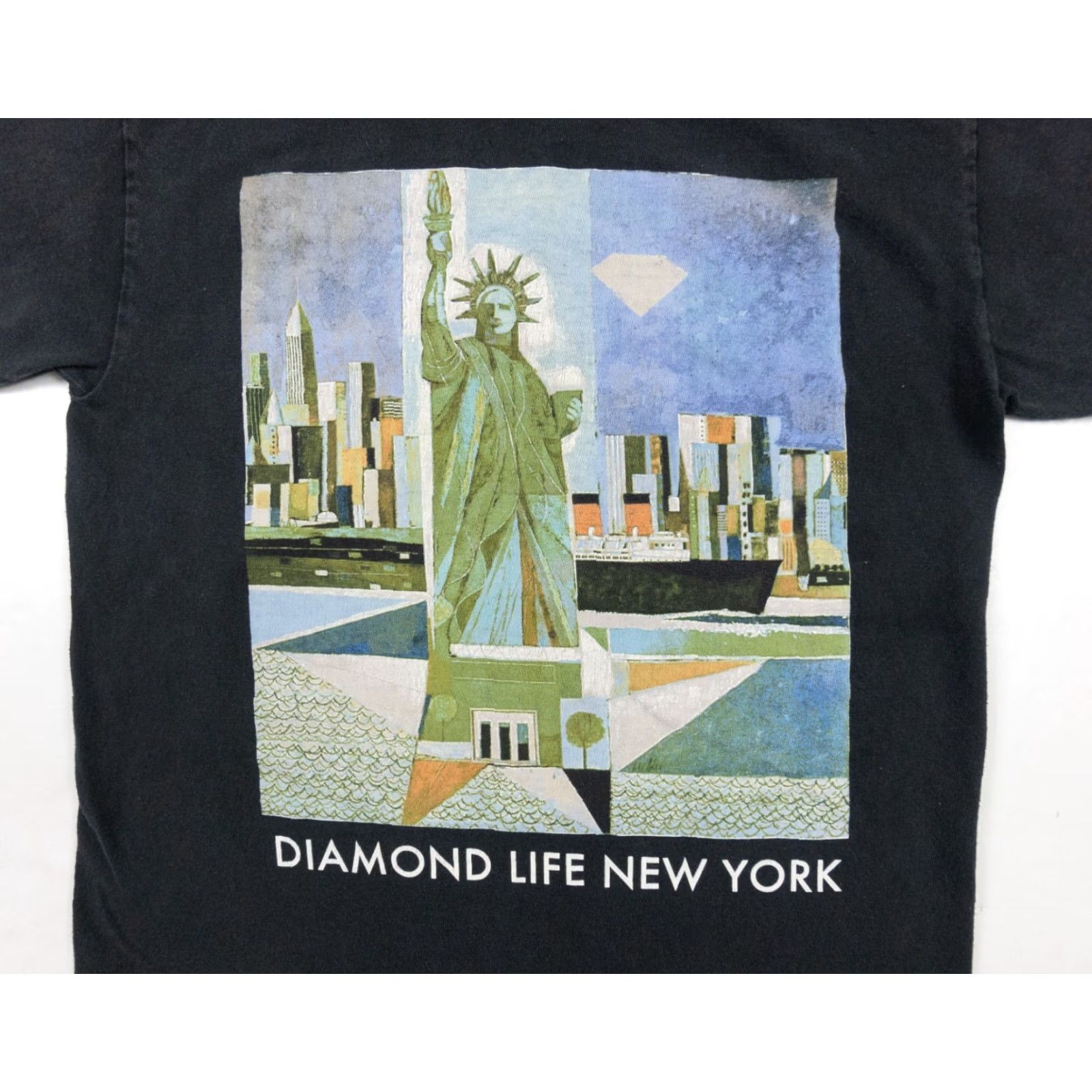 Diamond Supply Co. VINTAGE Nike Shirt Adult Small Black Short Sleeve Tee 90s Concert Graphic Print Mens Size US S / EU 44-46 / 1 - 2 Thumbnail